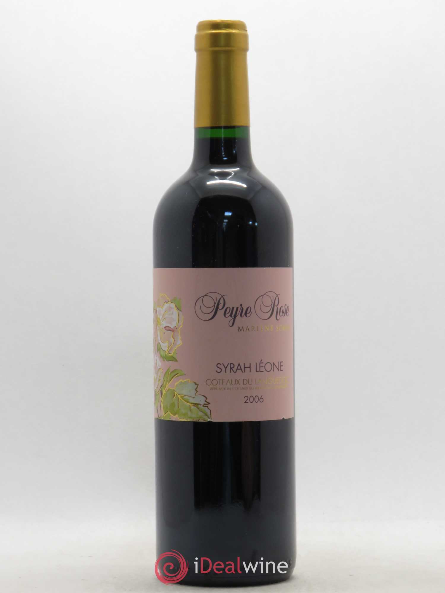 Coteaux du Languedoc Domaine Peyre Rose Belle Léone (anciennement Syrah Léone) Marlène Soria 2006 - Lot de 1 bouteille - 0