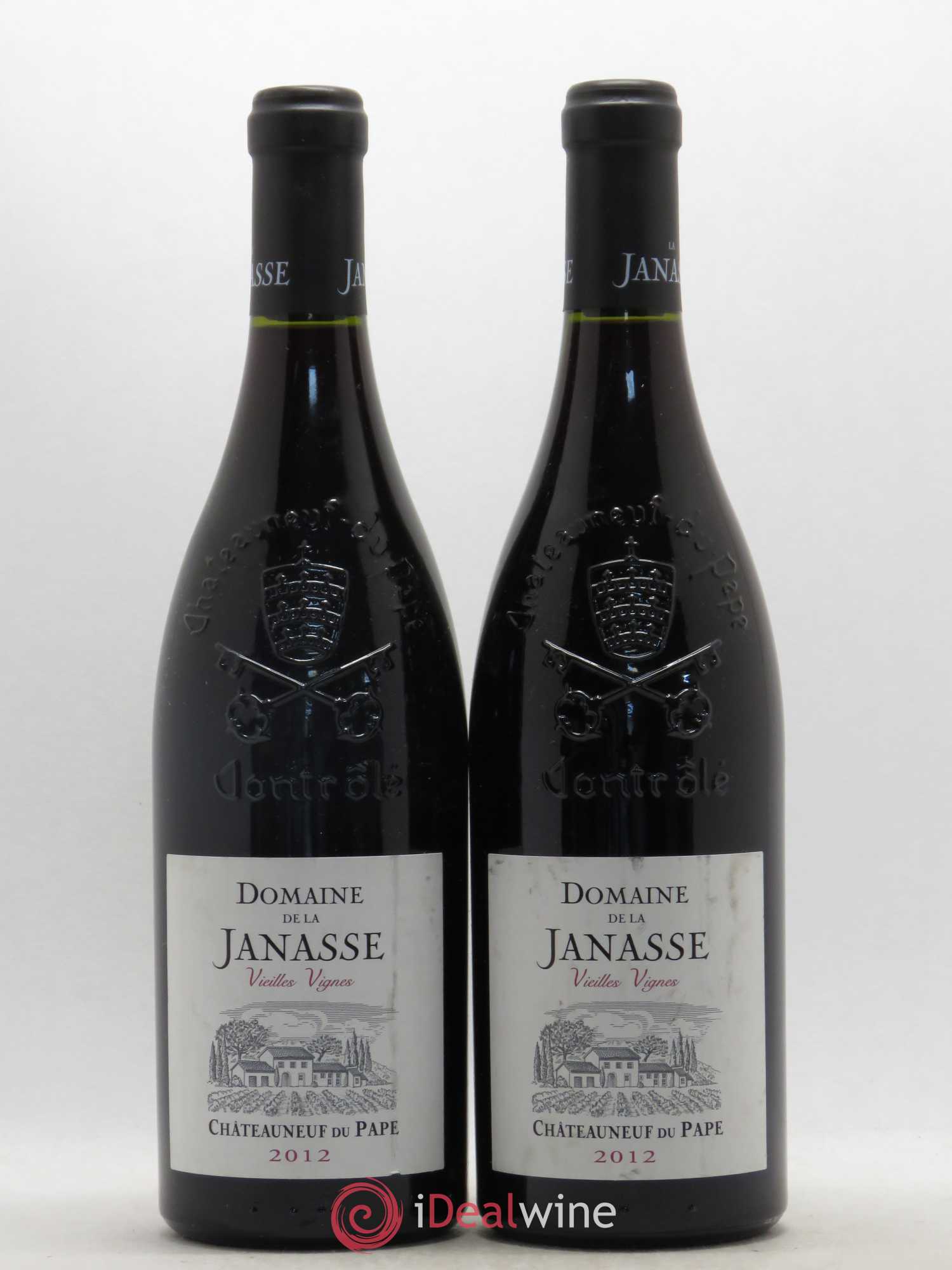 Châteauneuf-du-Pape Cuvée Vieilles Vignes La Janasse (Domaine de) 2012 - Lot de 2 bouteilles - 0