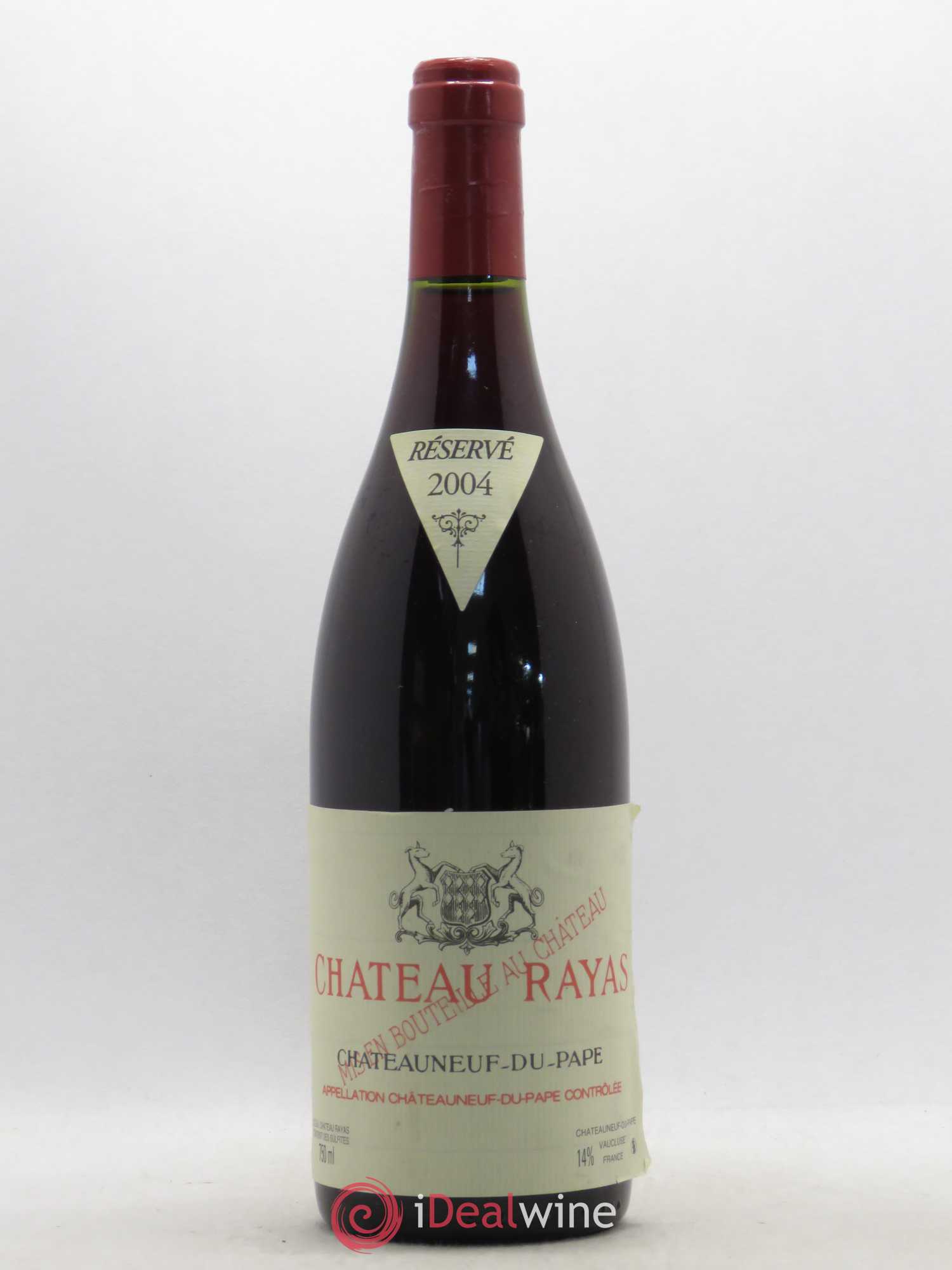 Châteauneuf-du-Pape Château Rayas Emmanuel Reynaud 2004 - Lot de 1 bouteille - 0