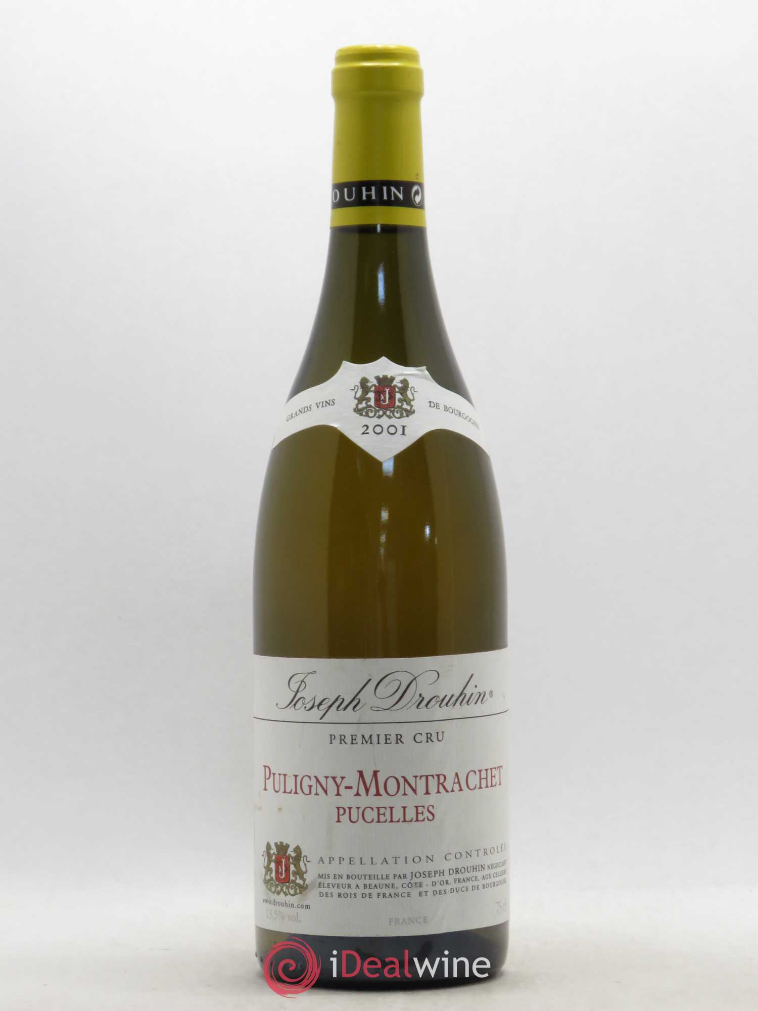 Puligny-Montrachet 1er Cru Les Pucelles Joseph Drouhin 2001 - Lot de 1 bouteille - 0