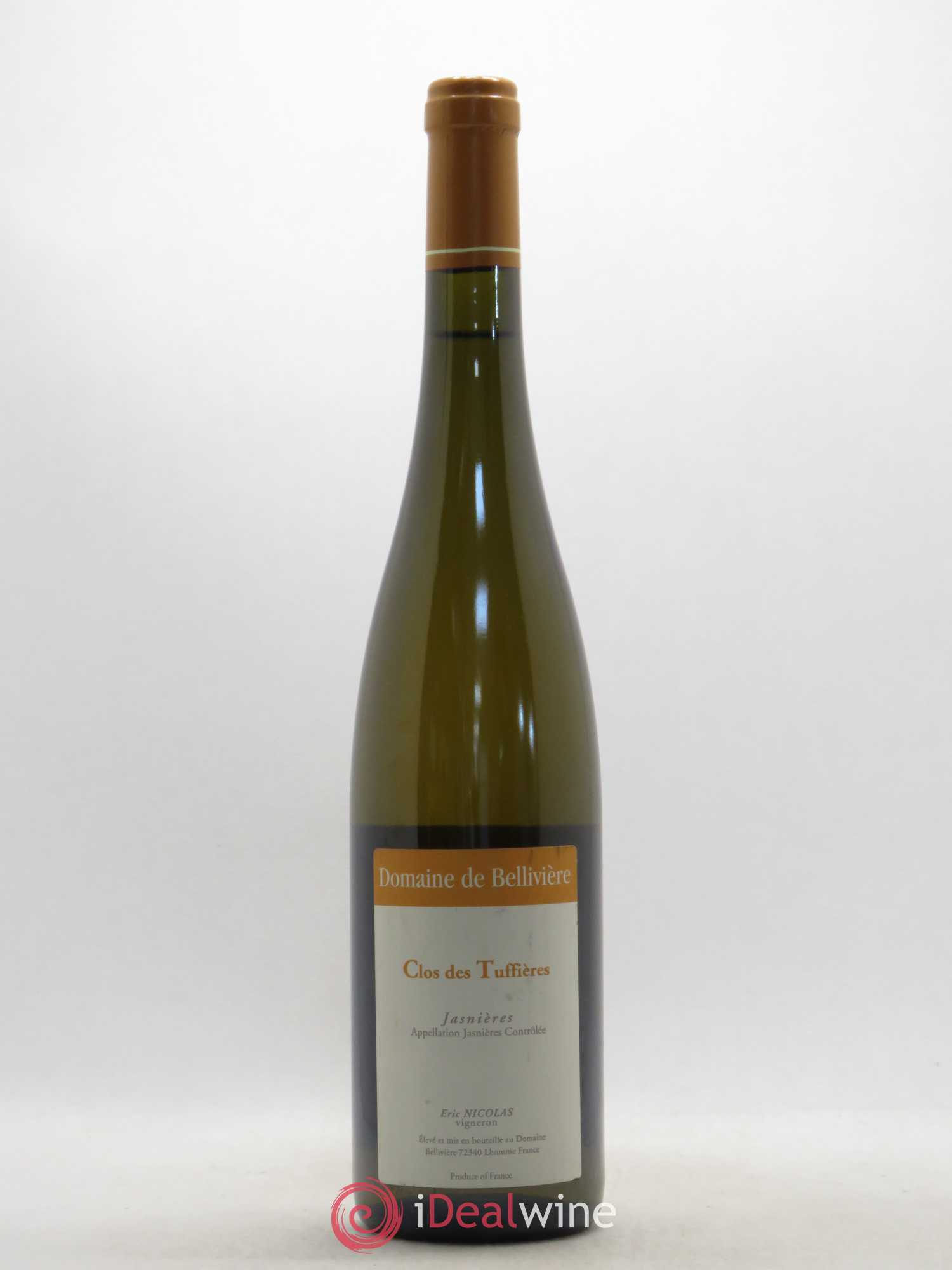 Jasnières Clos des Truffières Domaine de Bellièvre 2014 - Posten von 1 Flasche - 0