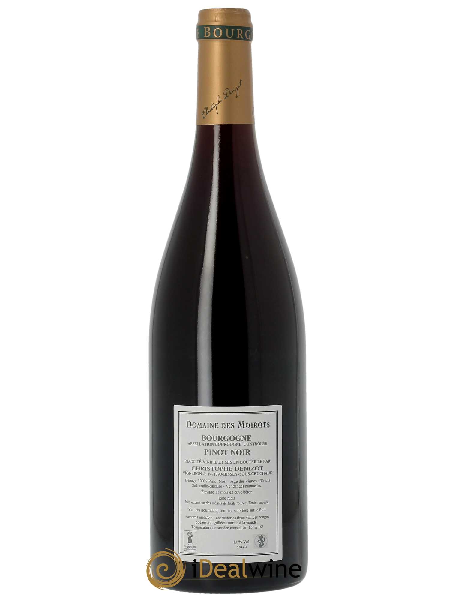 Bourgogne Pinot Noir Domaine des Moirots 2021 - Lot of 1 bottle - 1