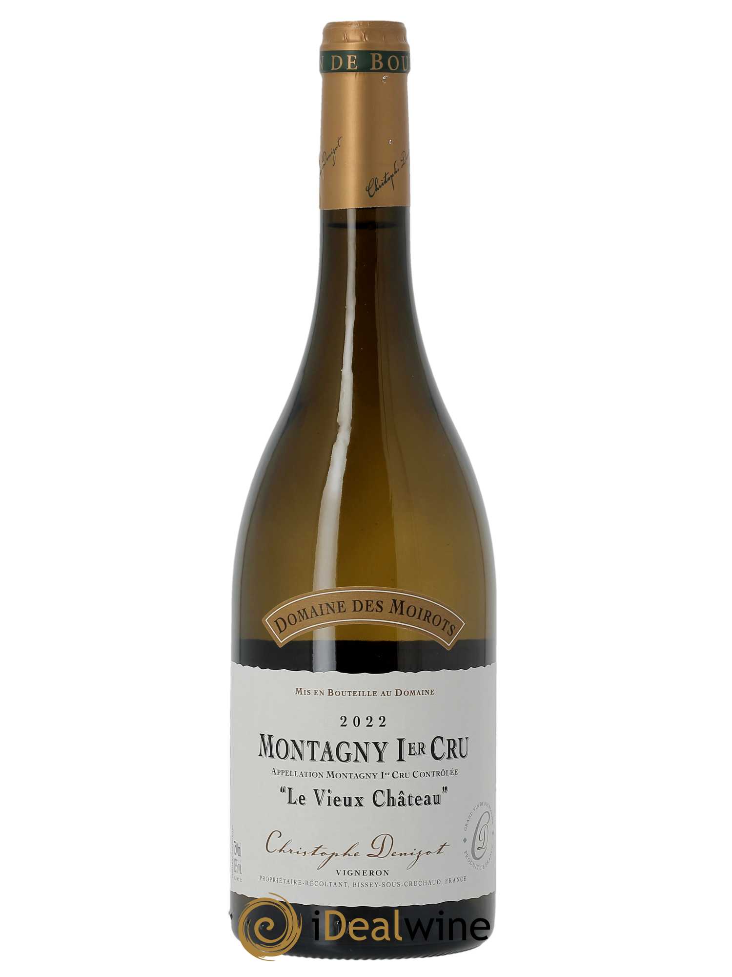 Montagny 1er Cru Le Vieux Chateau Domaine des Moirots 2022 - Lot de 1 bouteille - 0