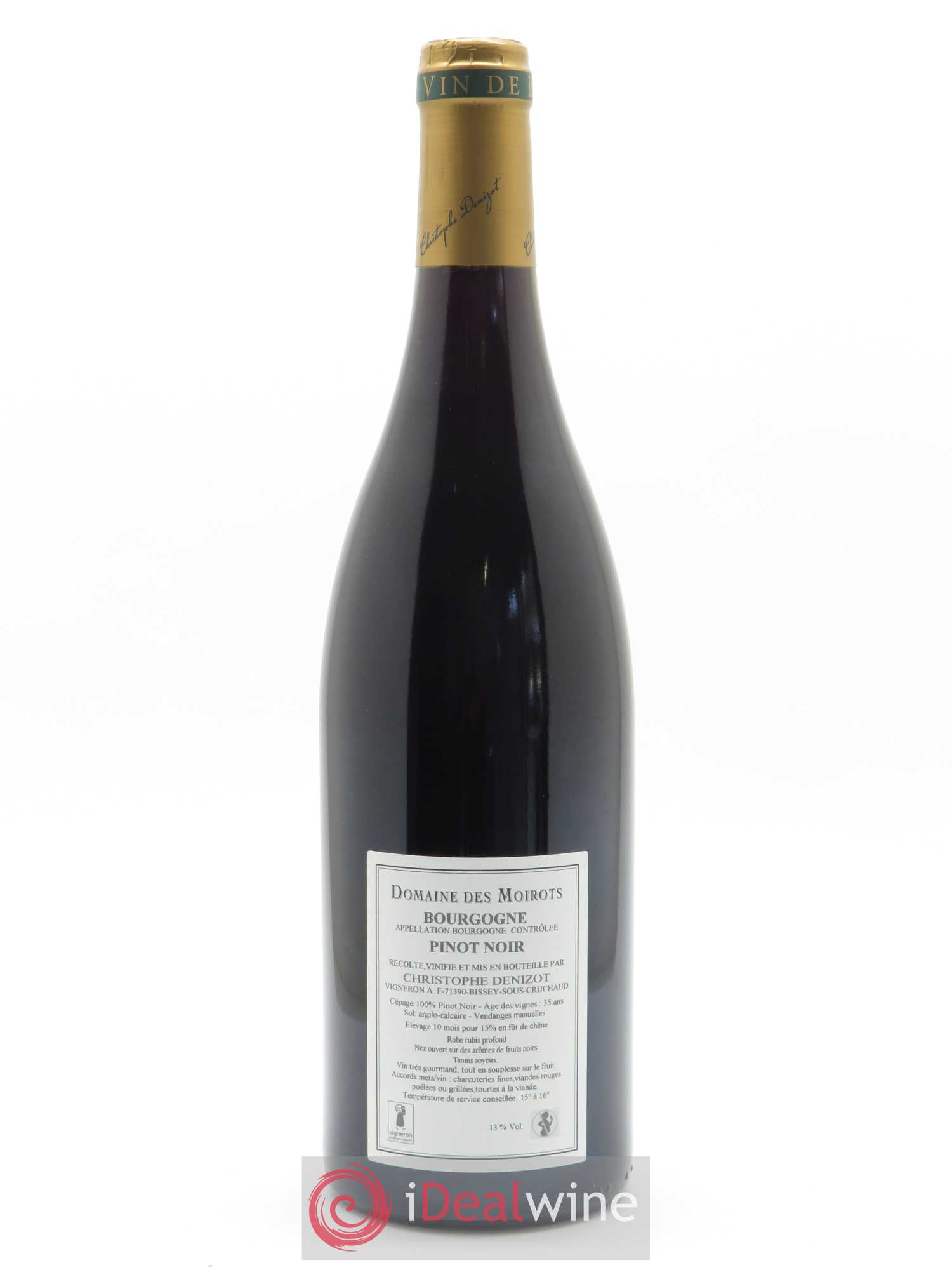 Bourgogne Pinot Noir Domaine des Moirots 2019 - Lot de 1 bouteille - 1