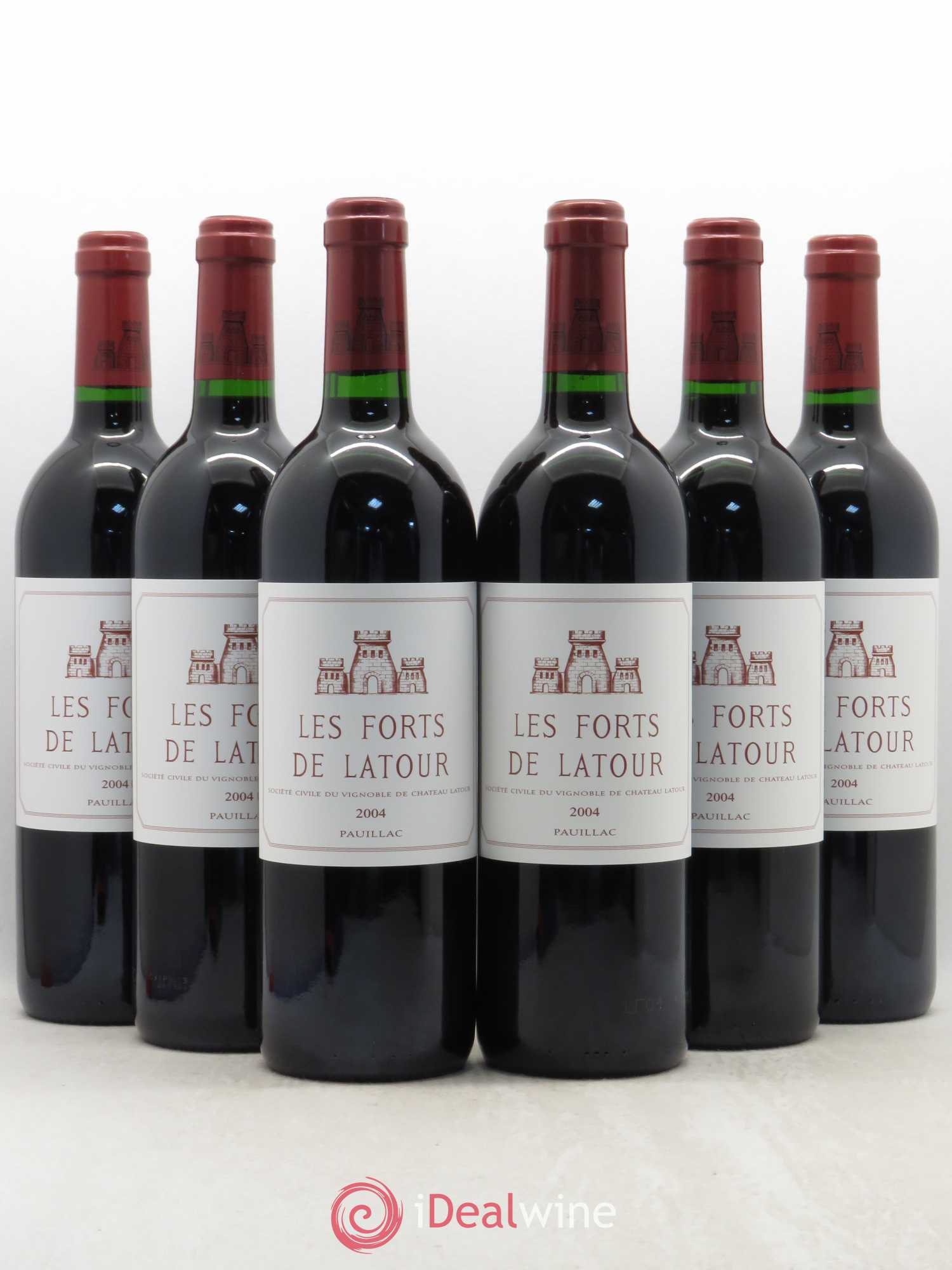Les Forts de Latour Second Vin 2004 - Lot de 6 bouteilles - 0