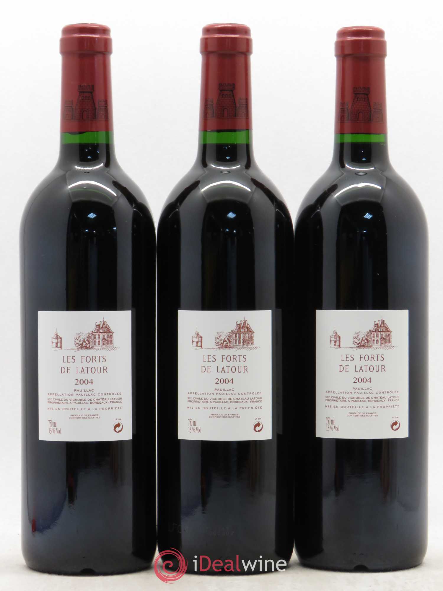Les Forts de Latour Second Vin 2004 - Lot de 3 bouteilles - 1
