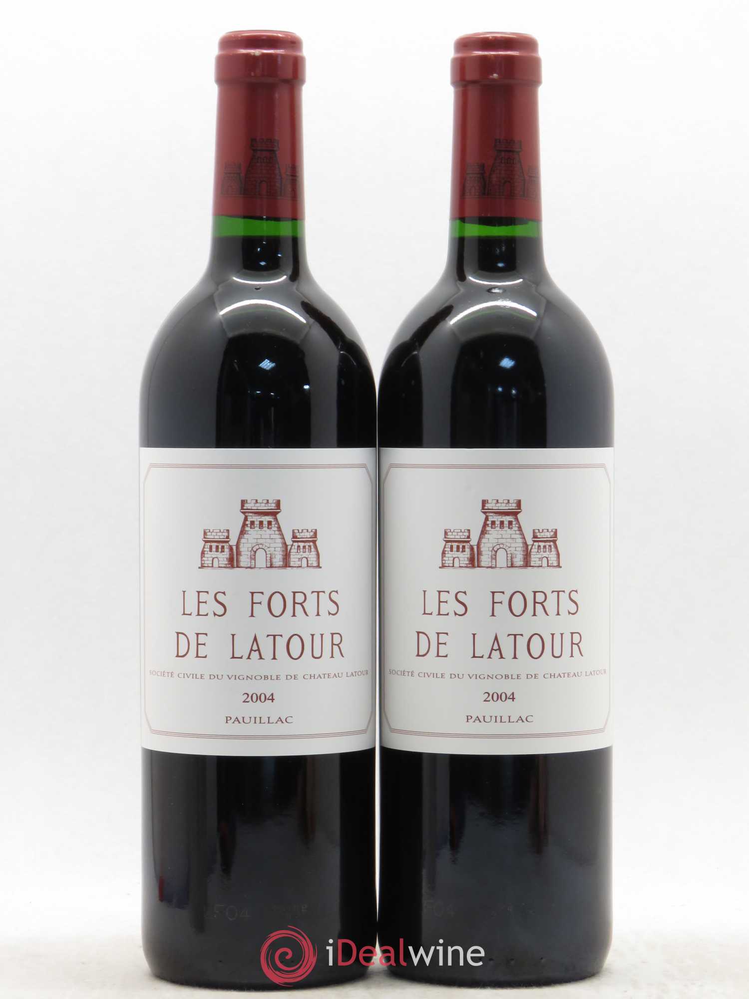 Les Forts de Latour Second Vin 2004 - Lot de 2 bouteilles - 0