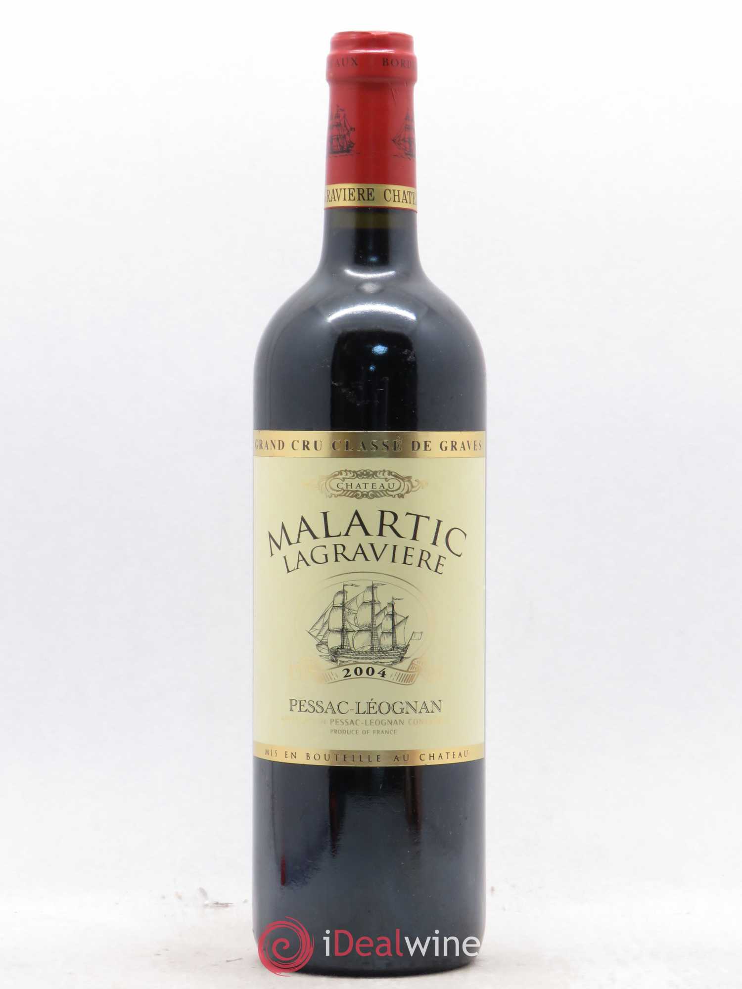 Château Malartic-Lagravière Cru Classé de Graves 2004 - Lot de 1 bouteille - 0