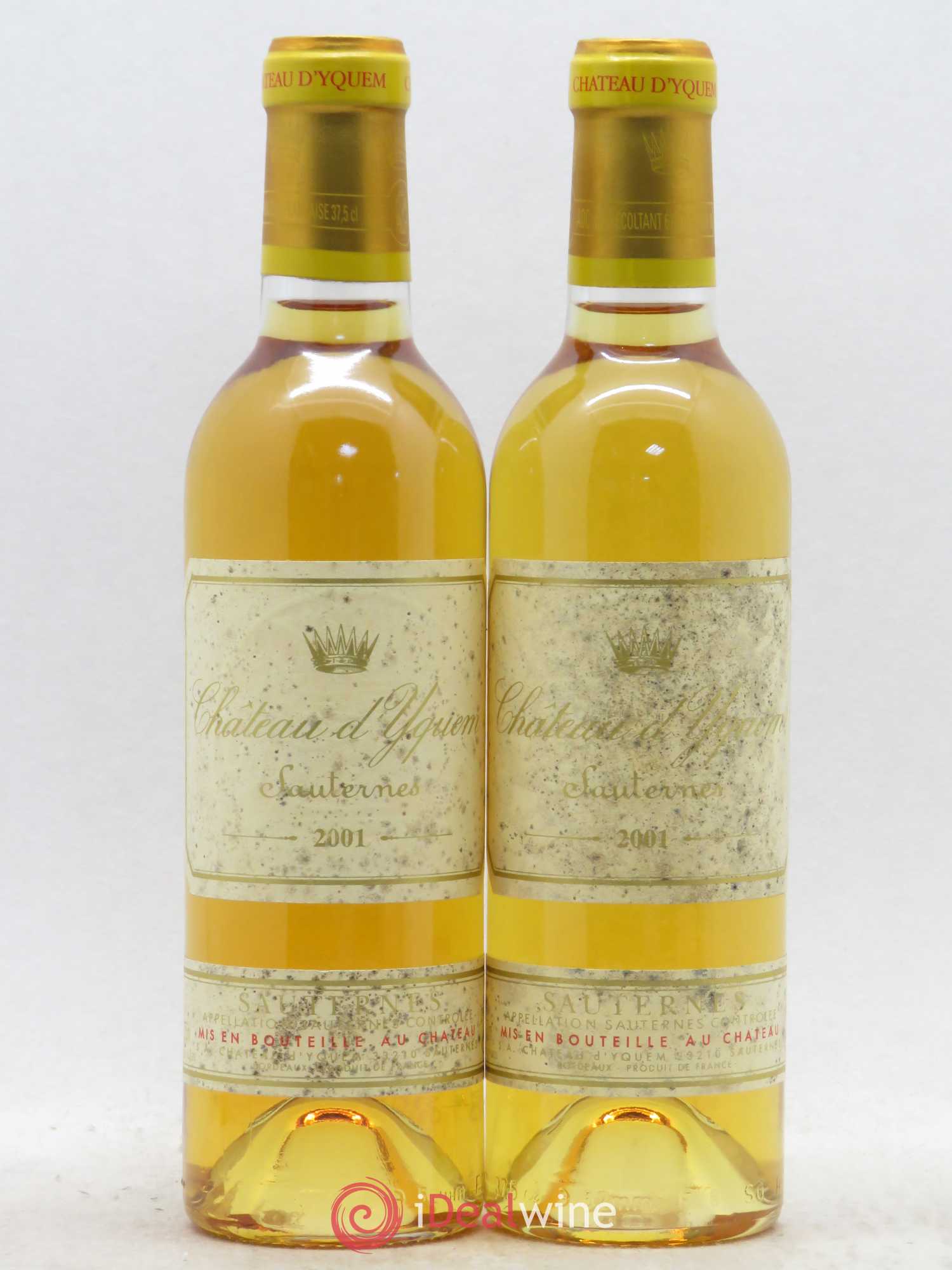 Château d' Yquem 1er Cru Classé Supérieur 2001 - Posten von 2 Demi-Flaschen - 0