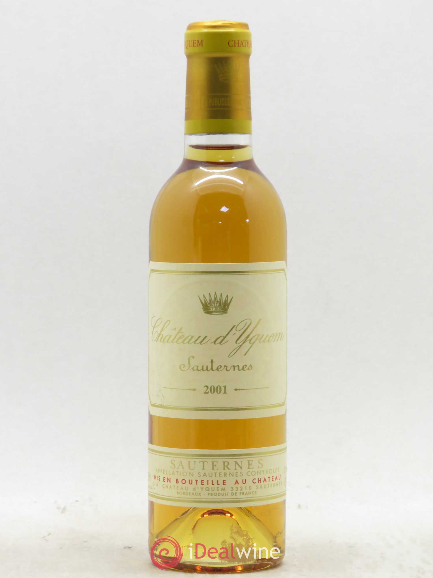 Château d' Yquem 1er Cru Classé Supérieur 2001 - Lotto di 1 mezza bottiglia - 0