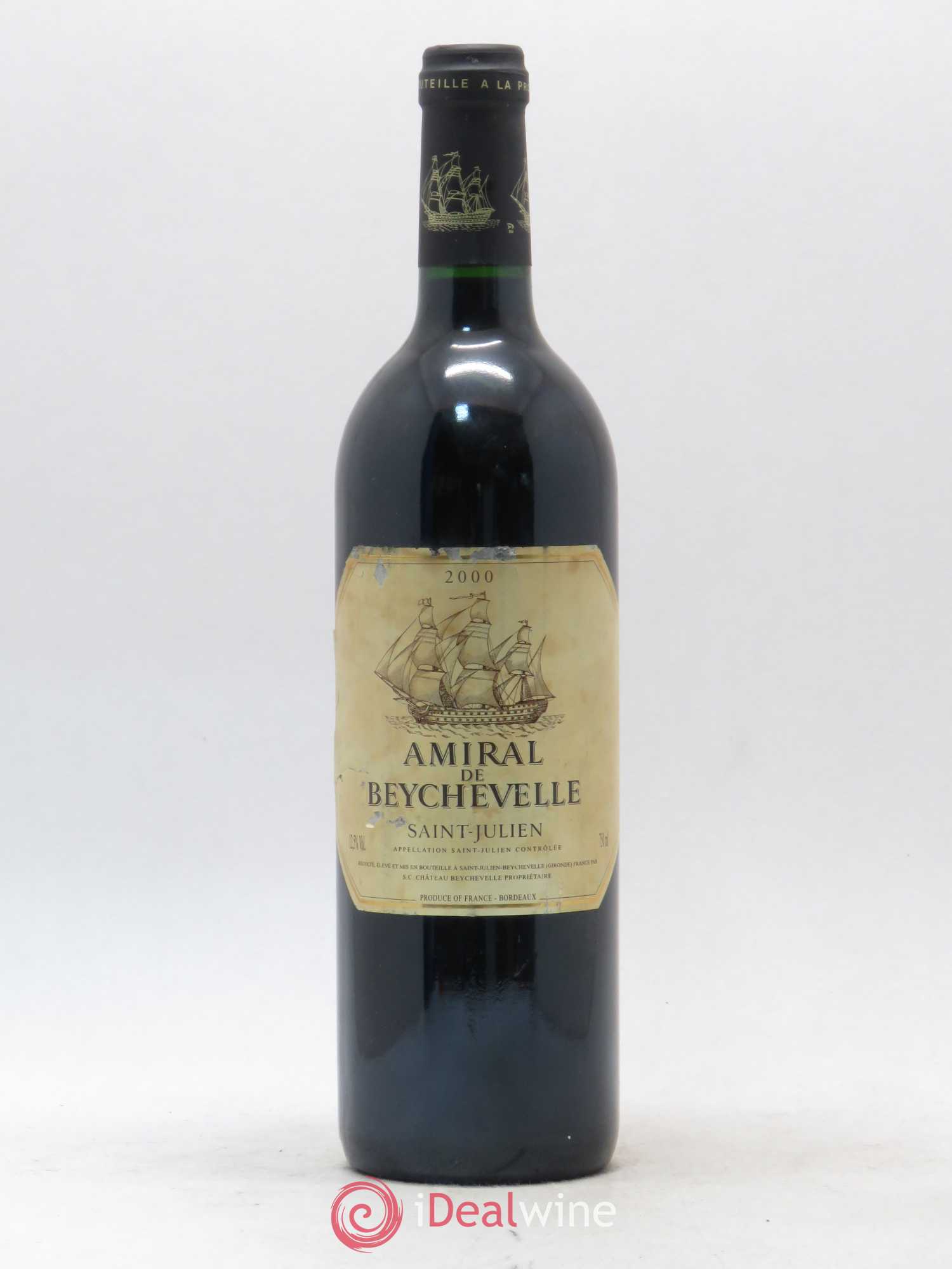 Amiral de Beychevelle Second Vin 2000 - Lot de 1 bouteille - 0