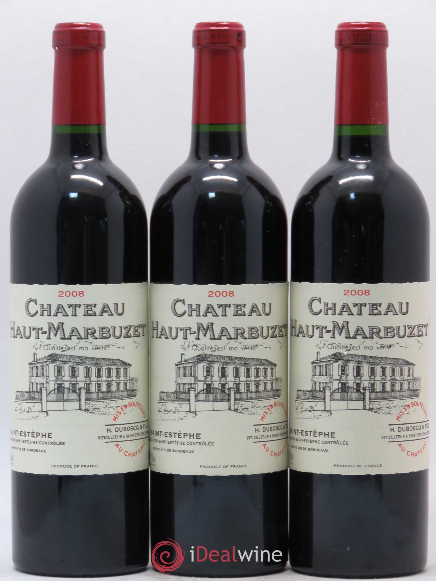 Château Haut Marbuzet 2008 - Lot de 12 bouteilles - 3