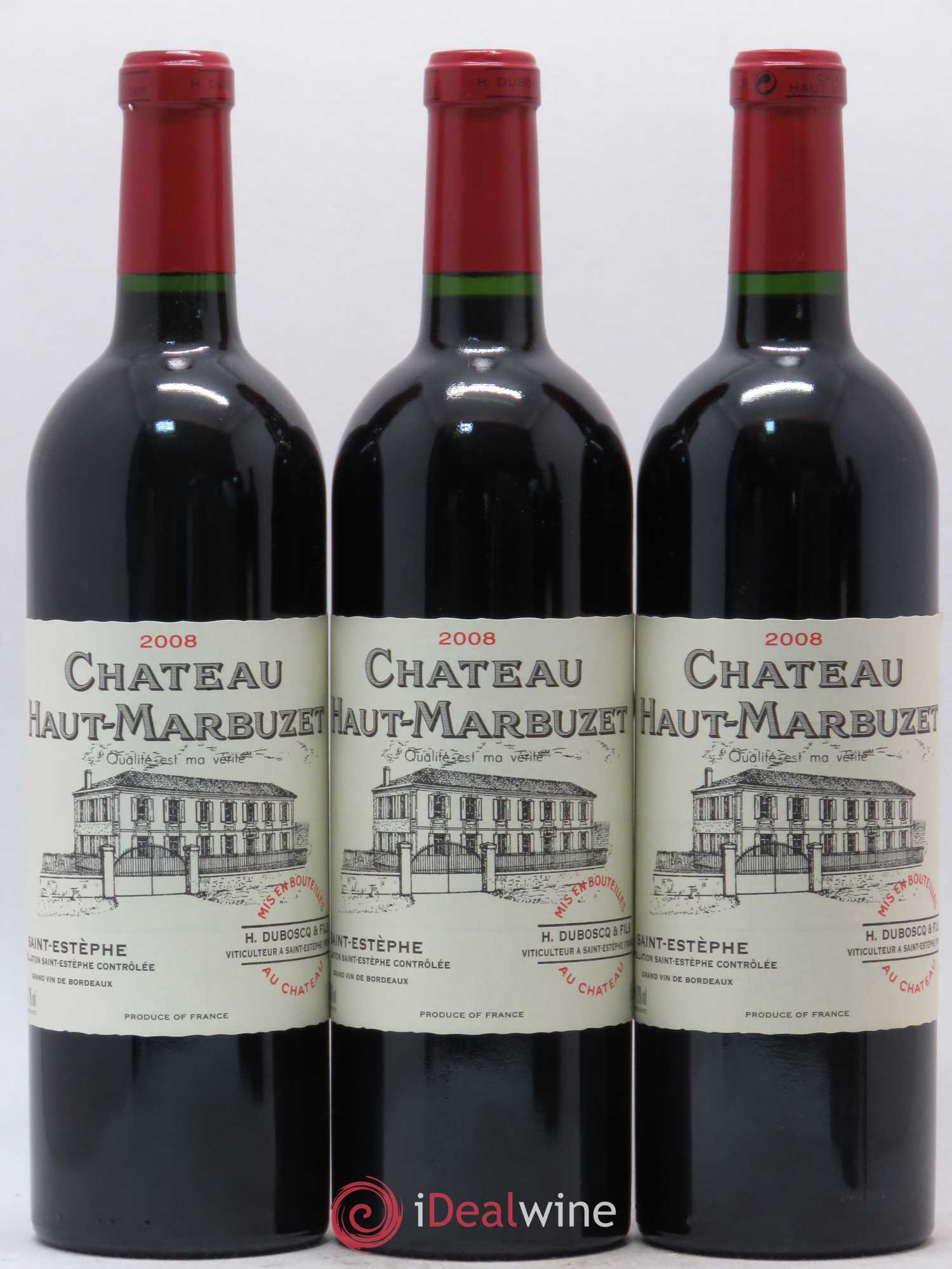 Château Haut Marbuzet 2008 - Lot de 12 bouteilles - 4