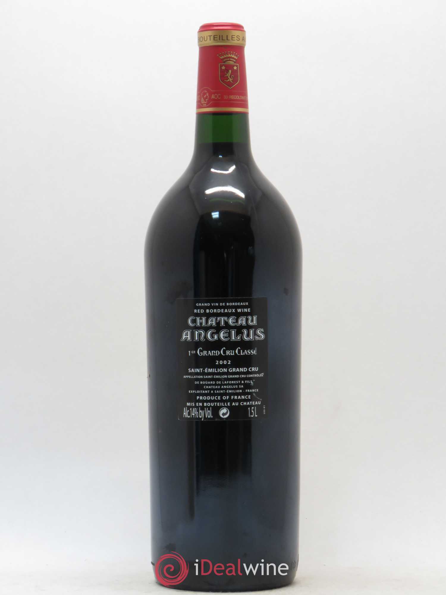 Château Angélus 1er Grand Cru Classé A 2002 - Lot de 1 magnum - 1