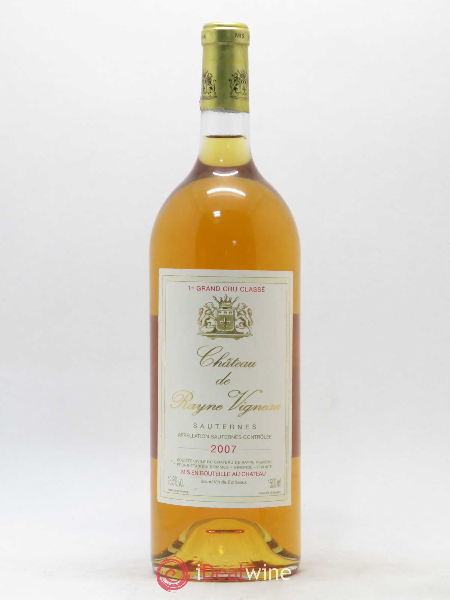 Château de Rayne Vigneau 1er Grand Cru Classé 2007 - Lotto di 1 magnum - 0