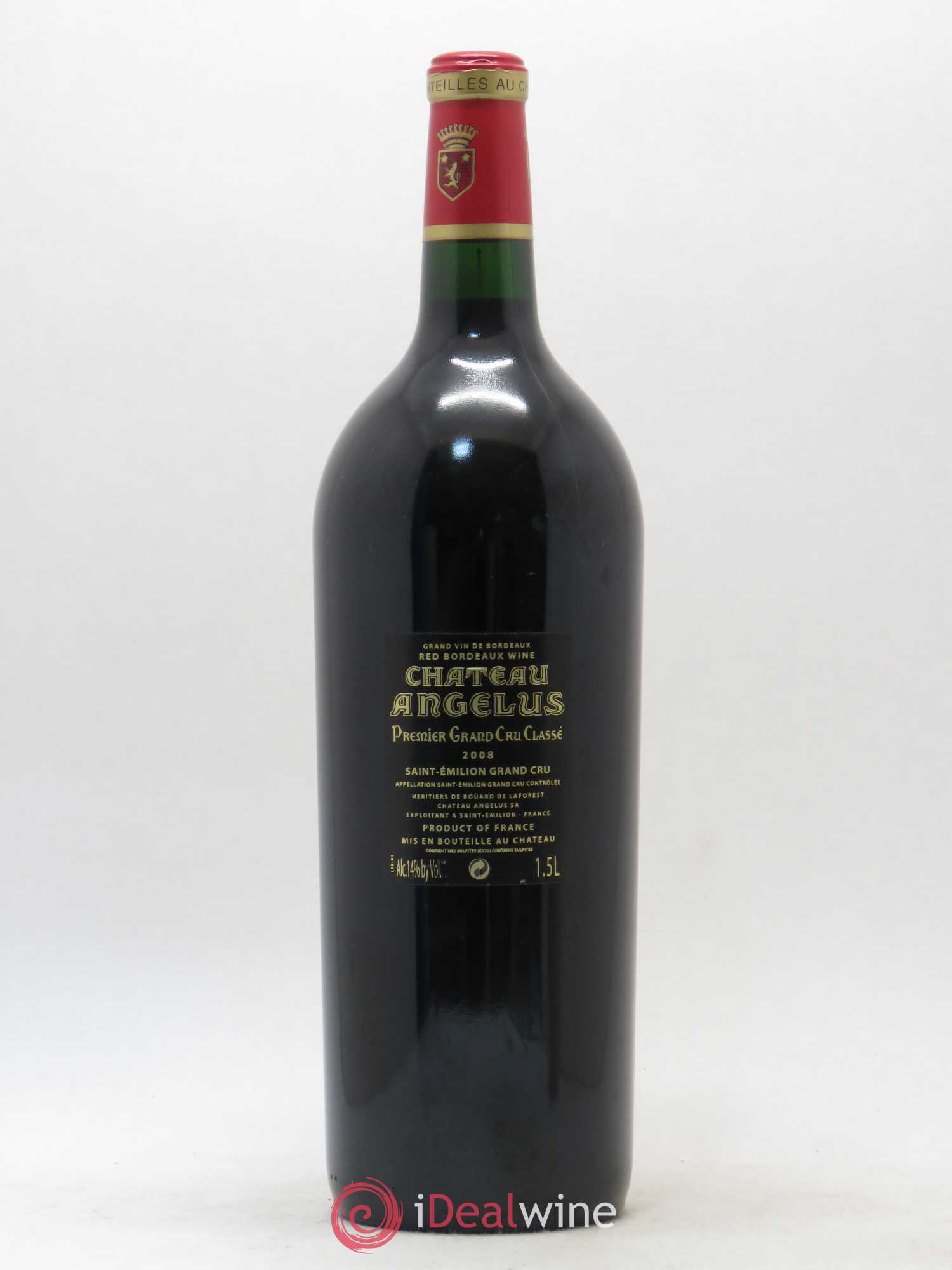 Château Angélus 1er Grand Cru Classé A 2008 - Lot de 1 magnum - 1