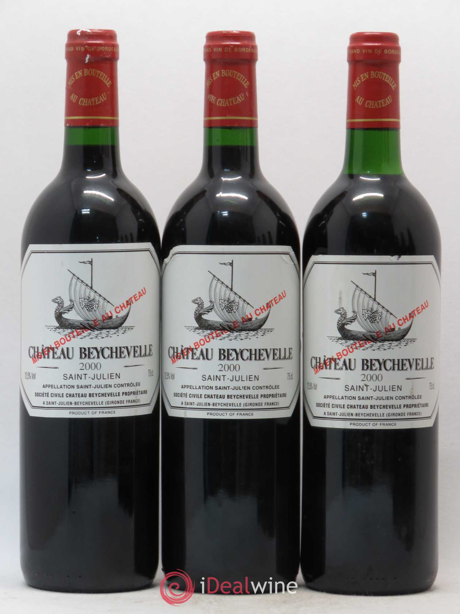 Château Beychevelle 4ème Grand Cru Classé 2000 - Lot de 6 bouteilles - 1