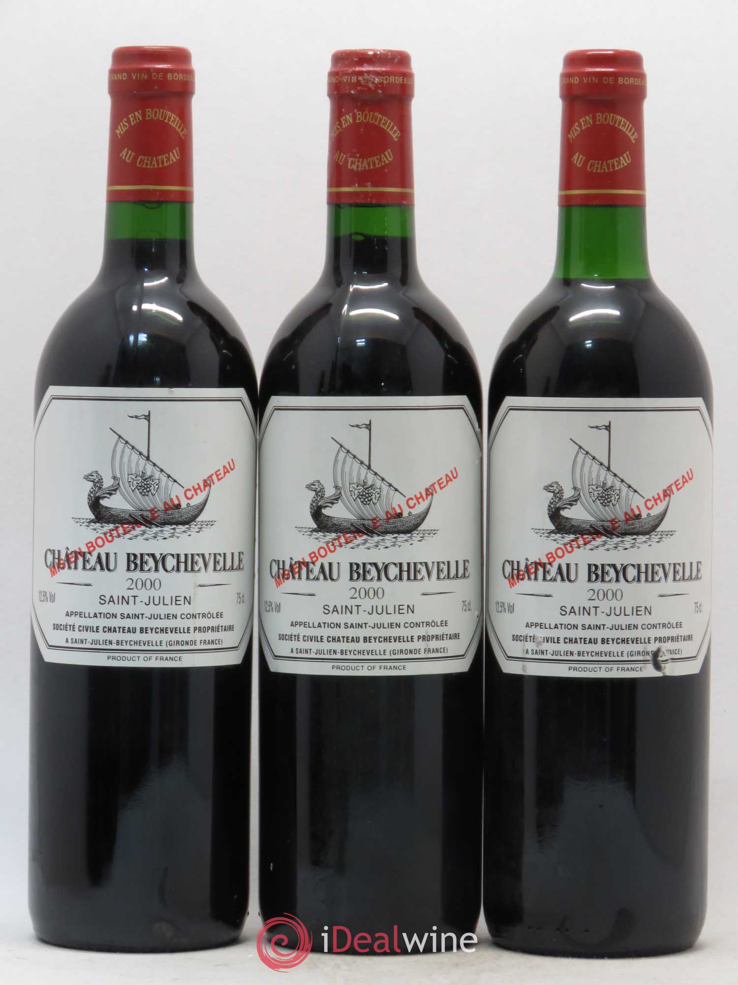 Château Beychevelle 4ème Grand Cru Classé 2000 - Lot de 6 bouteilles - 2