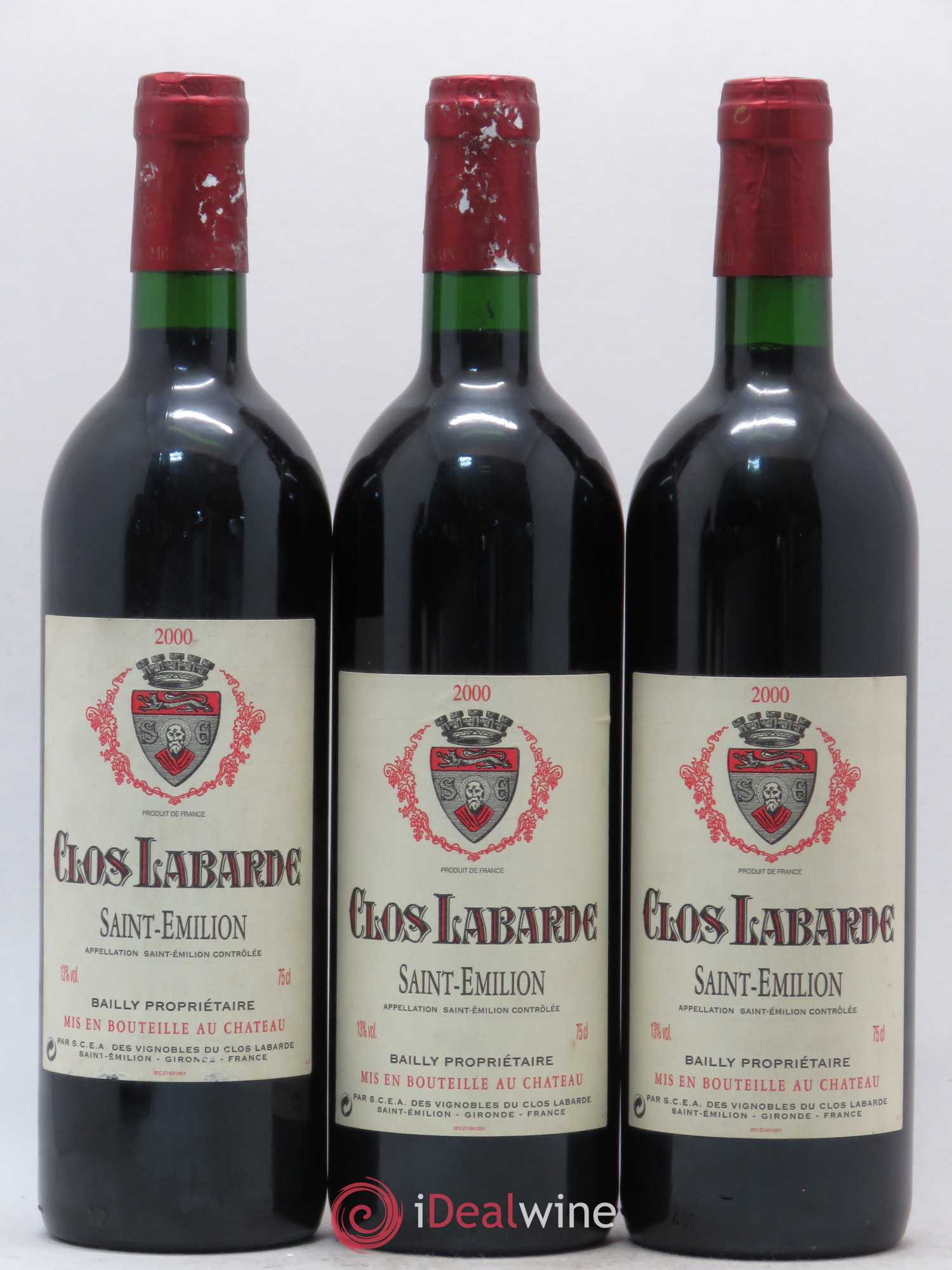 Saint-Émilion Clos Labarde 2000 - Lot de 6 bouteilles - 2