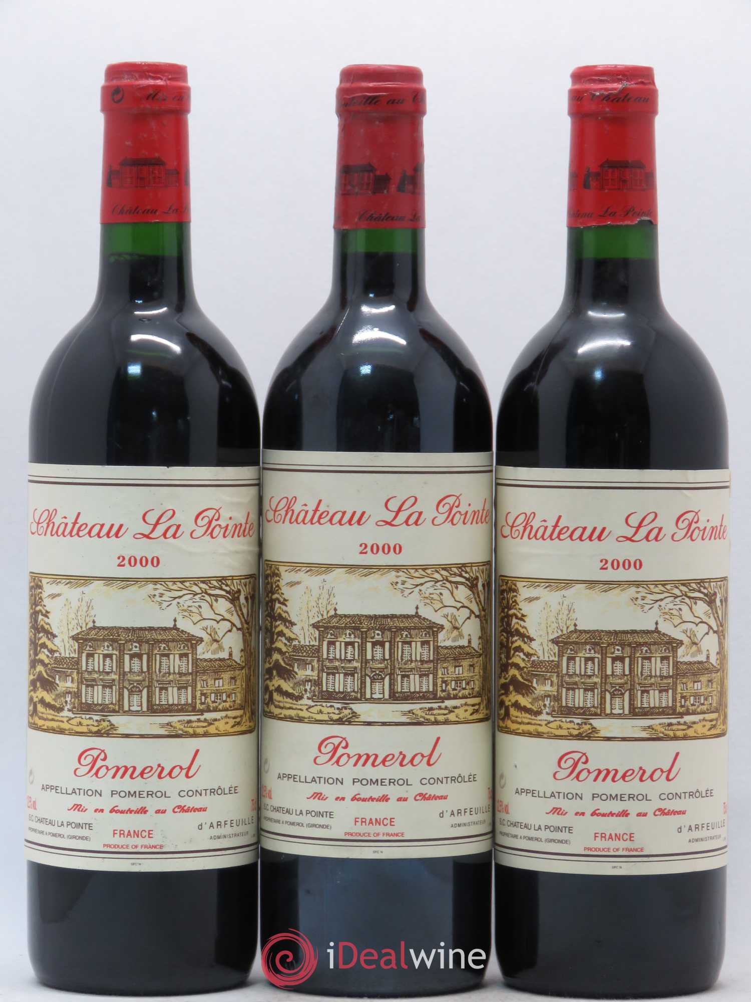Château la Pointe 2000 - Lot de 3 bouteilles - 0