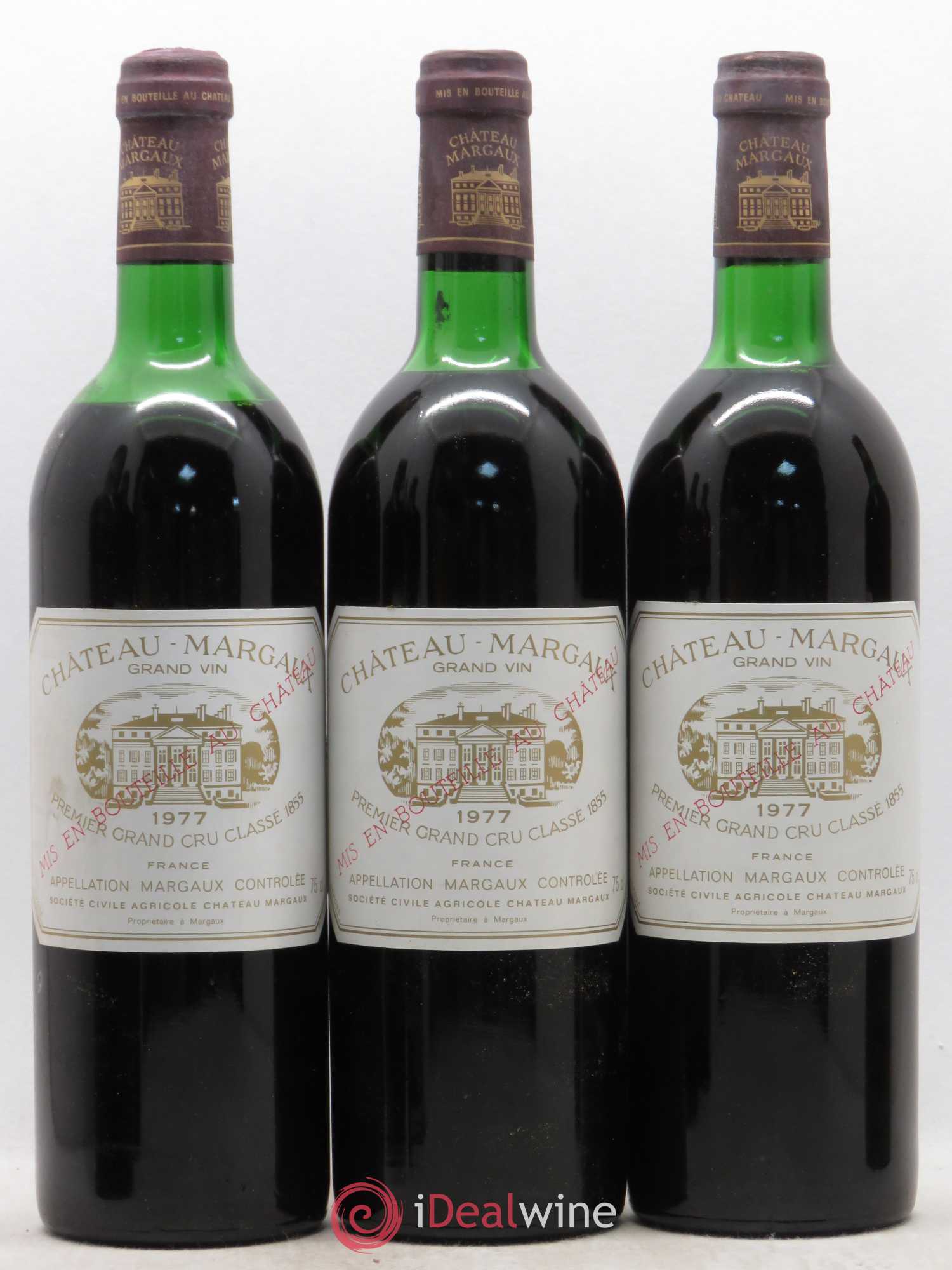 Château Margaux 1er Grand Cru Classé 1977 - Lot de 6 bouteilles - 2