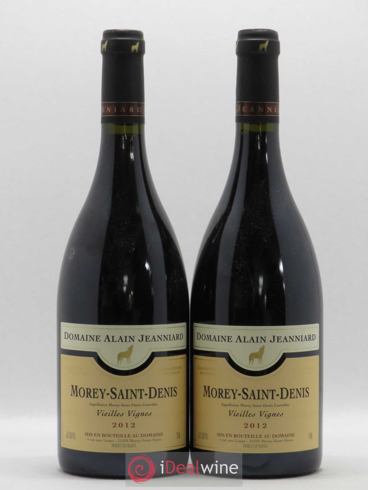 Morey-Saint-Denis Vieilles Vignes Domaine Alain Jeanniard 2012 - Posten von 2 Flaschen - 0