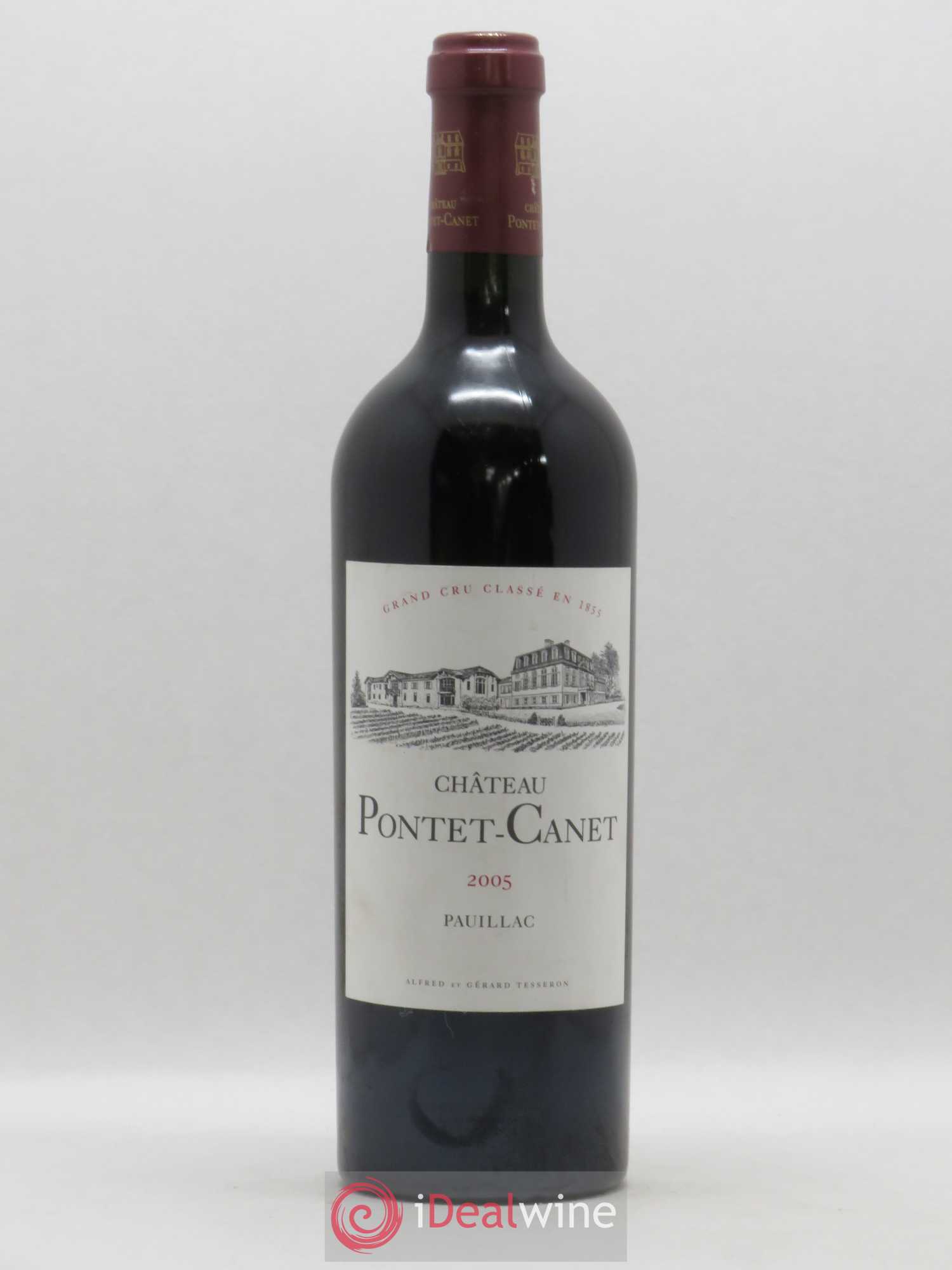 Château Pontet Canet 5ème Grand Cru Classé 2005 - Lot de 1 bouteille - 0