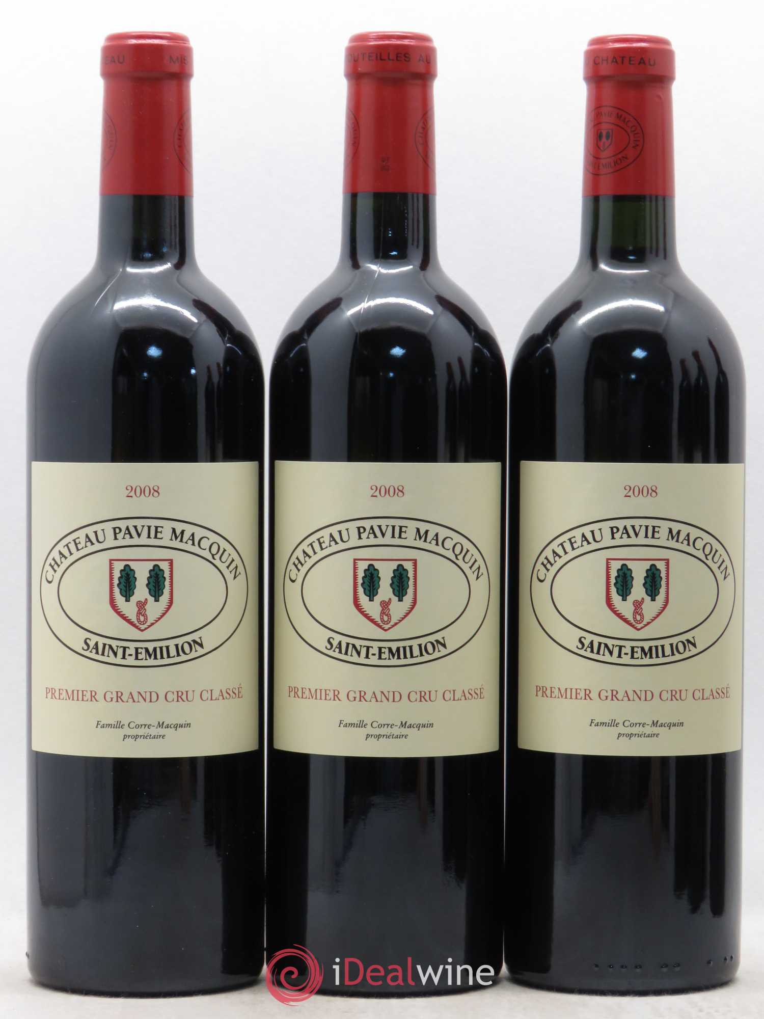 Château Pavie Macquin 1er Grand Cru Classé B 2008 - Lot de 6 bouteilles - 1