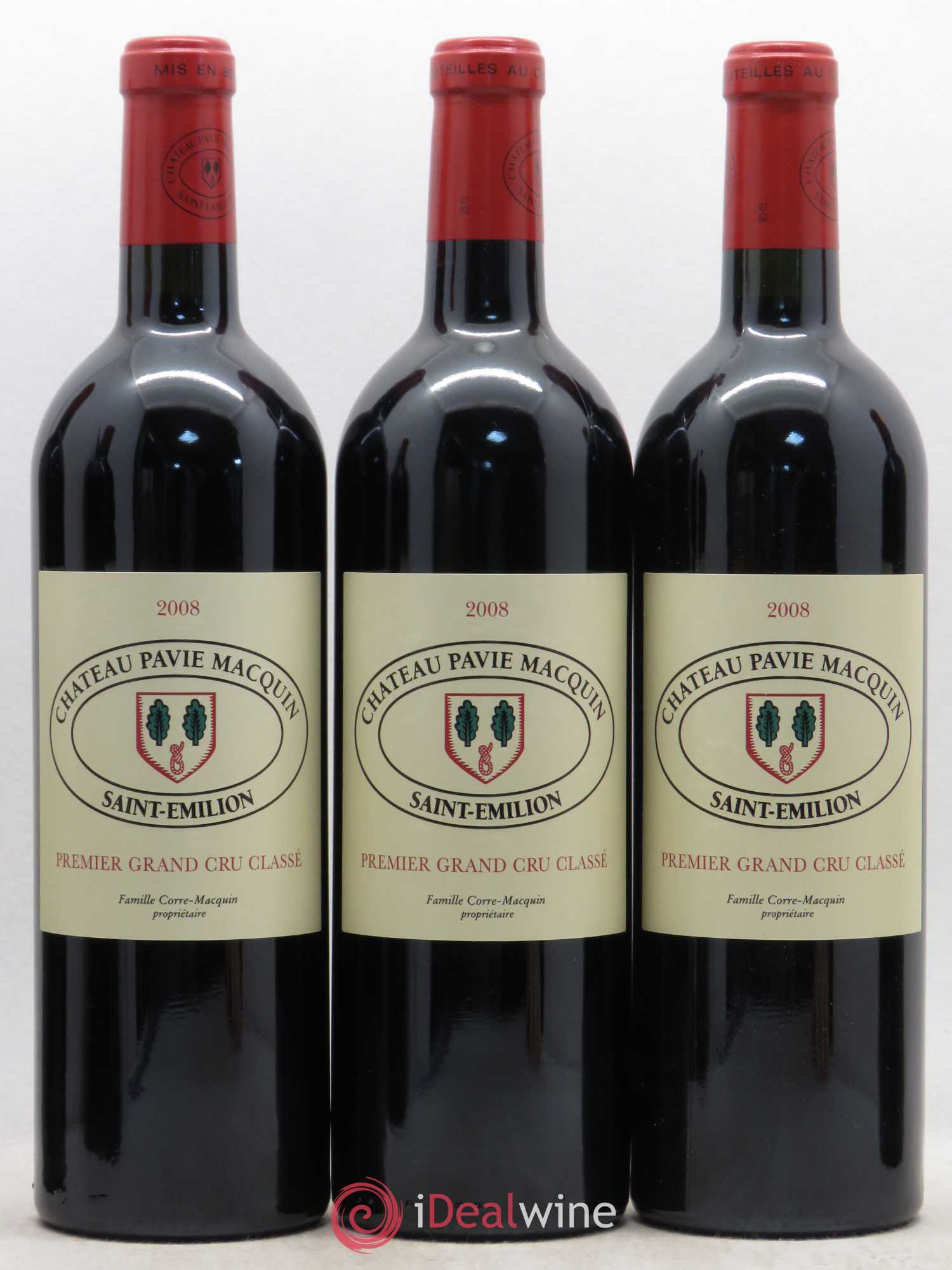 Château Pavie Macquin 1er Grand Cru Classé B 2008 - Lot de 6 bouteilles - 2