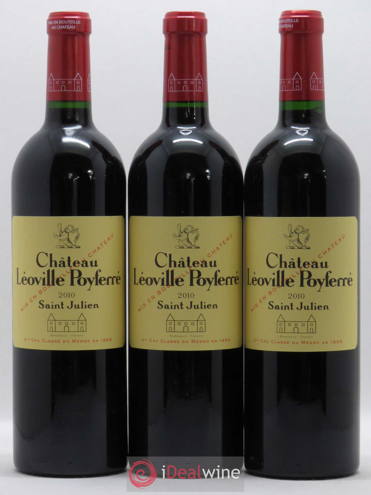 Château Léoville Poyferré 2ème Grand Cru Classé 2010 - Lot de 6 bouteilles - 3