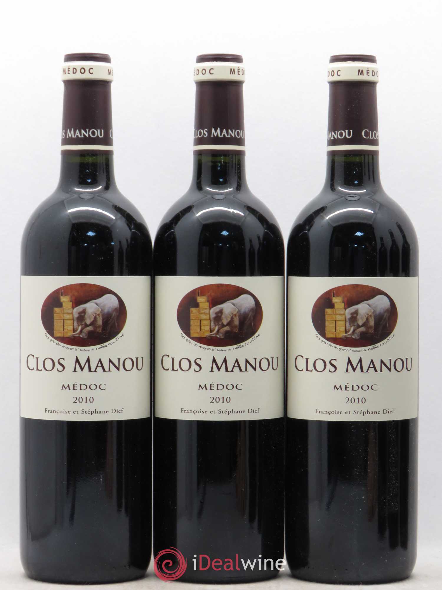 Clos Manou 2010 - Lot de 6 bouteilles - 1