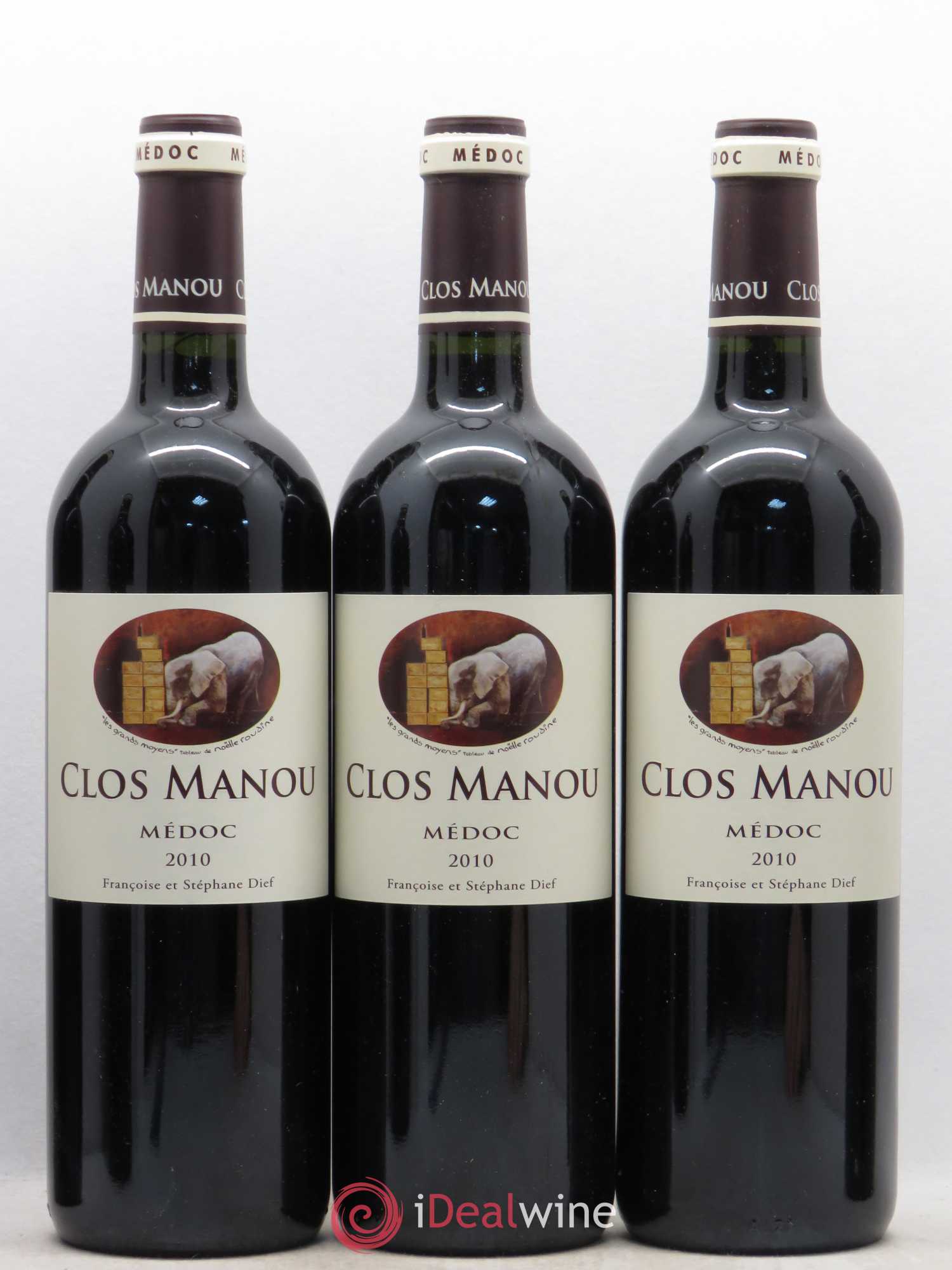 Clos Manou 2010 - Lot de 6 bouteilles - 2