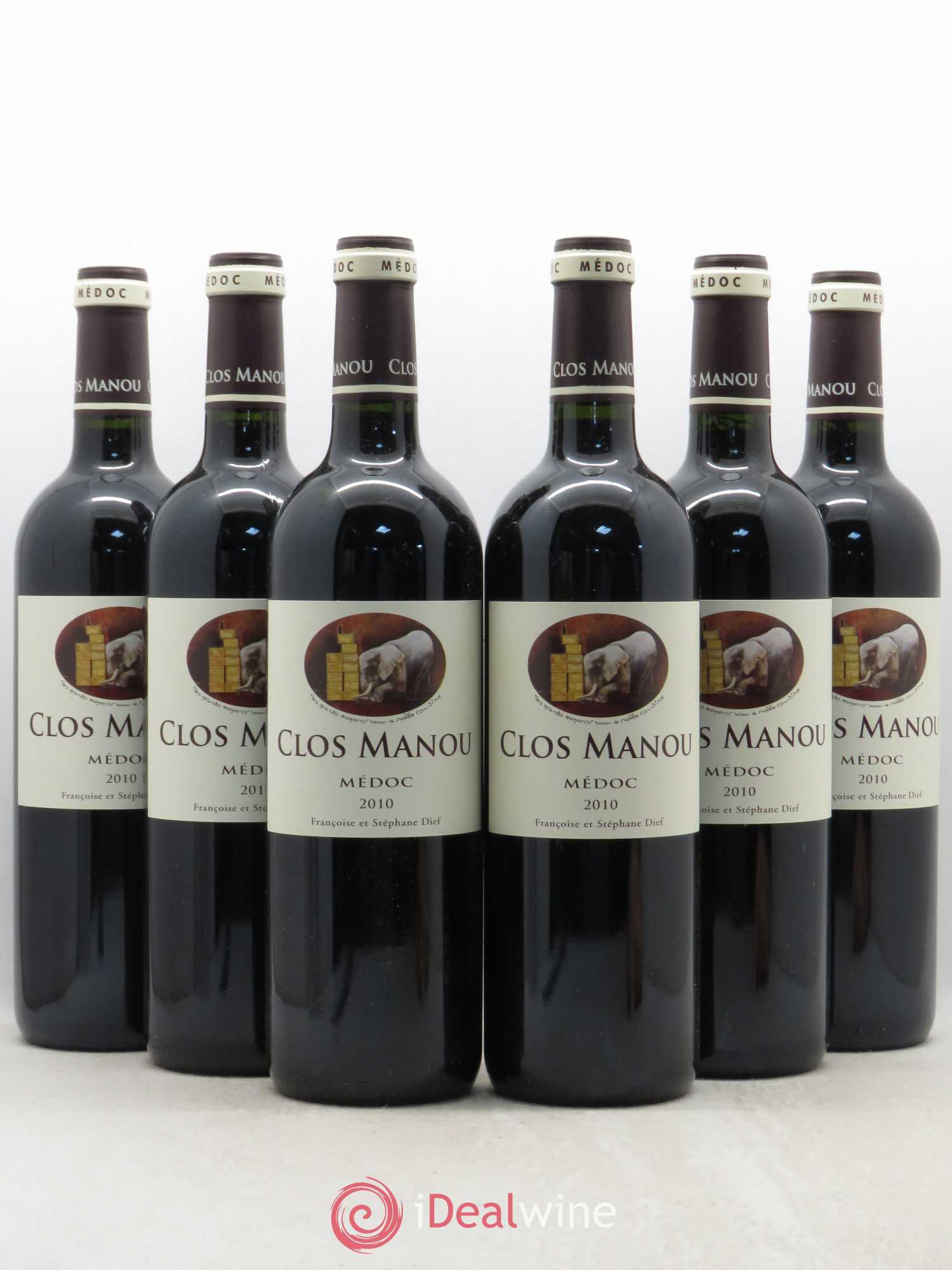 Clos Manou 2010 - Lot de 6 bouteilles - 0