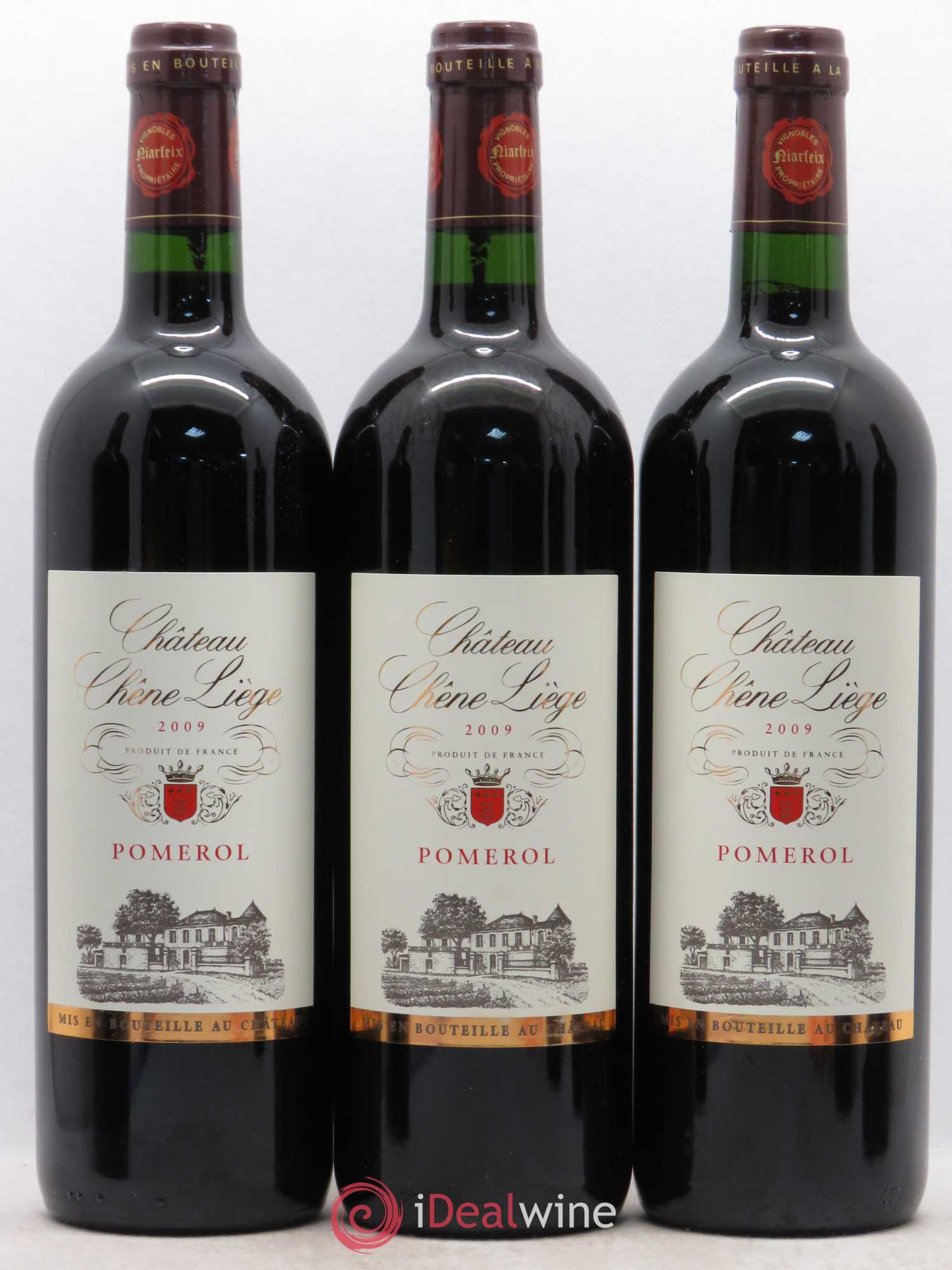 Pomerol Château Chêne Liège 2009 - Lot de 12 bouteilles - 1