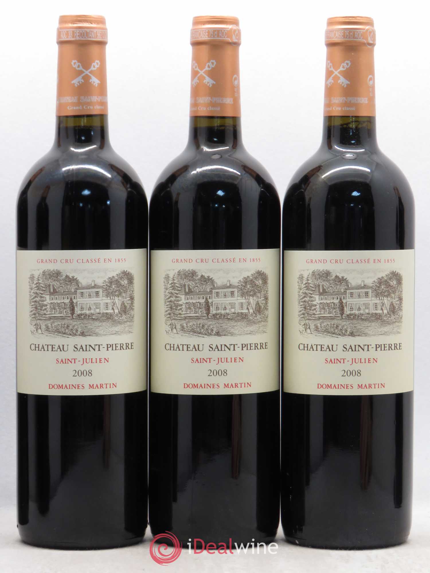 Château Saint-Pierre 4ème Grand Cru Classé 2008 - Lot de 6 bouteilles - 2