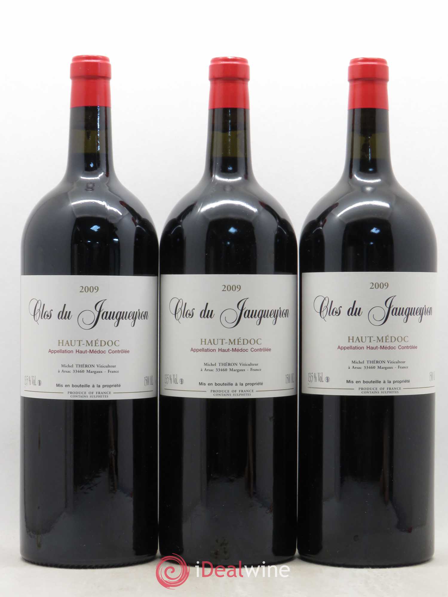 Clos du Jaugueyron 2009 - Lot de 3 magnums - 0