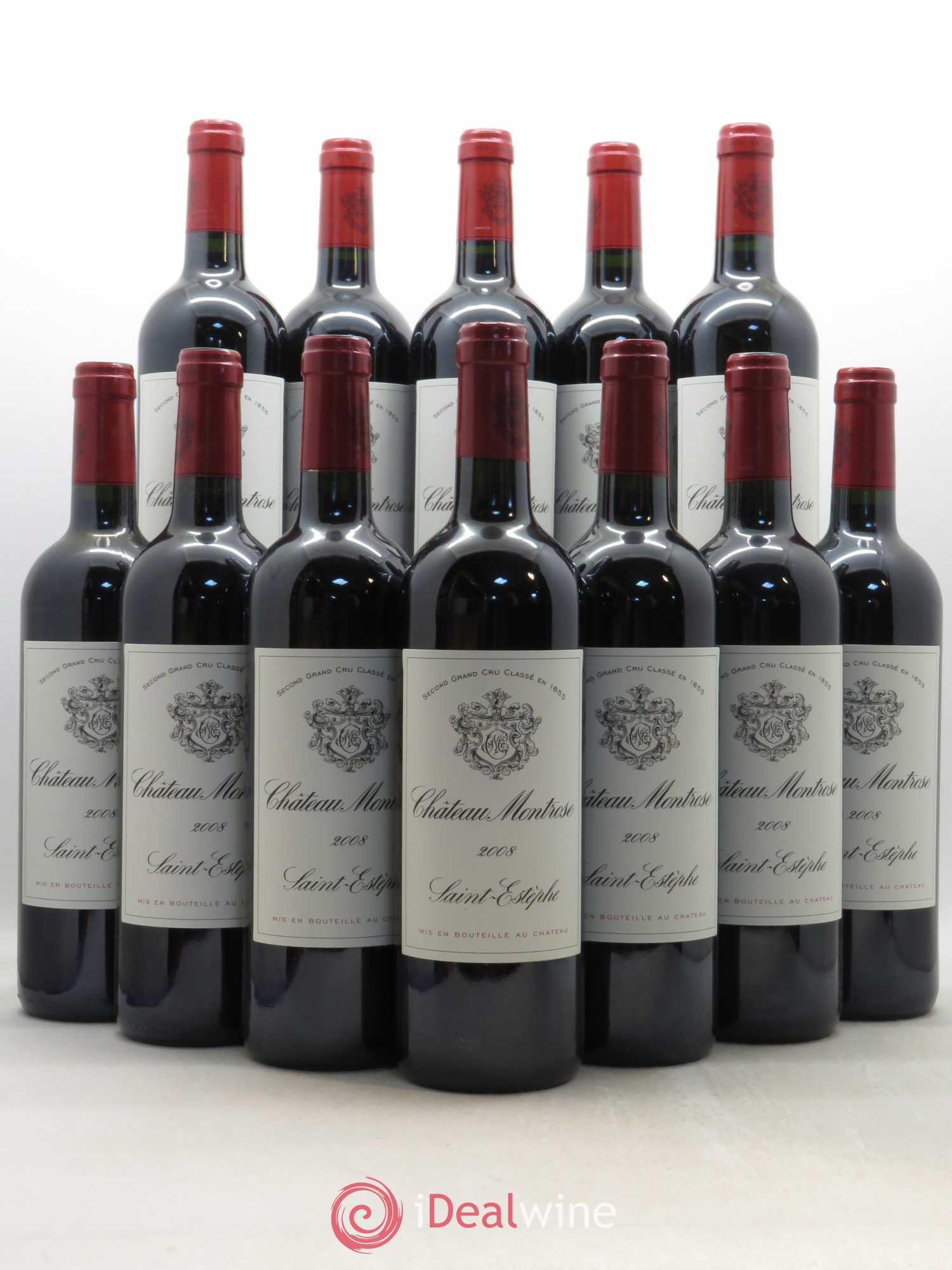 Château Montrose 2ème Grand Cru Classé 2008 - Lot de 12 bouteilles - 0