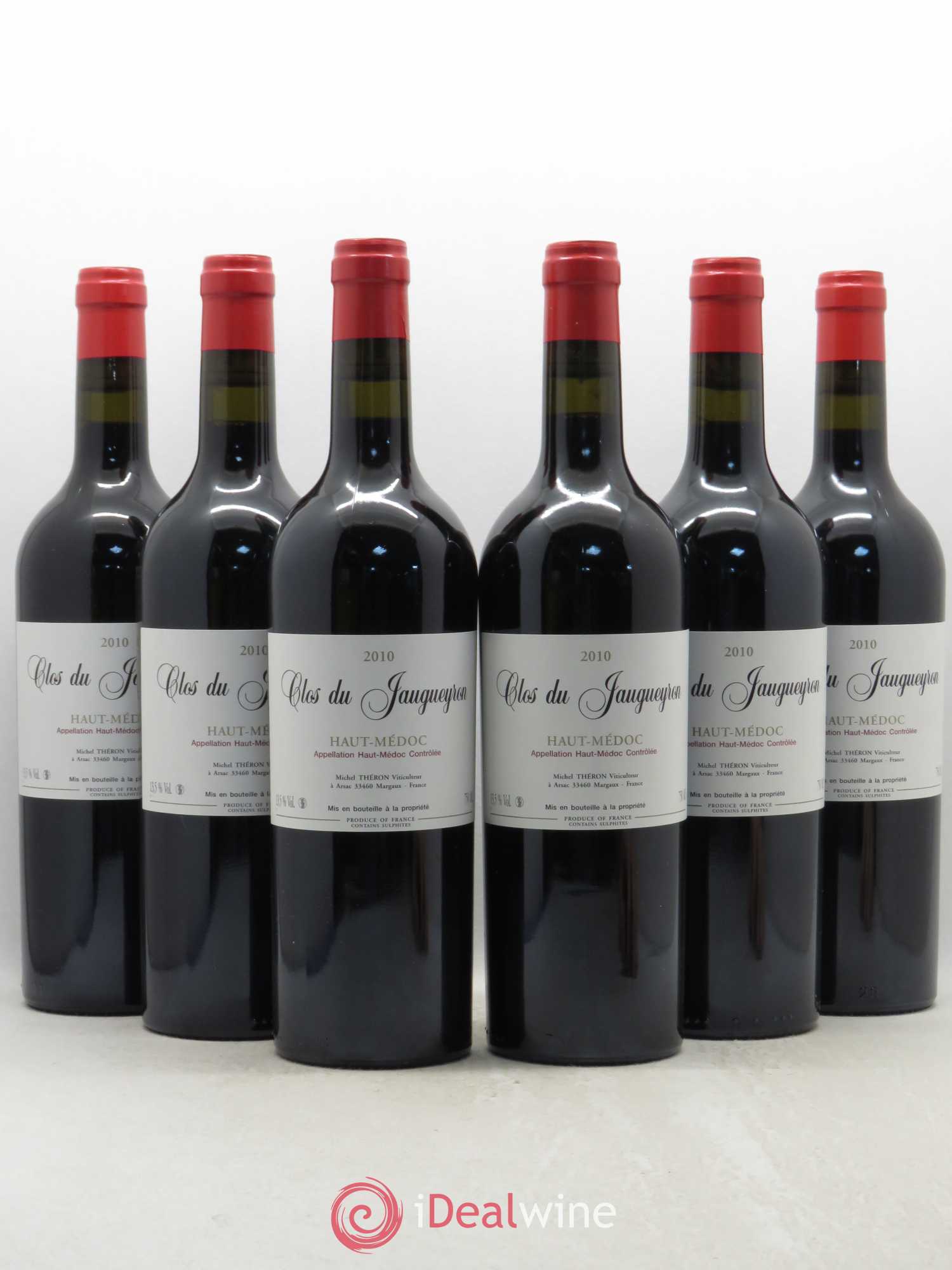 Clos du Jaugueyron 2010 - Lot de 6 bouteilles - 0