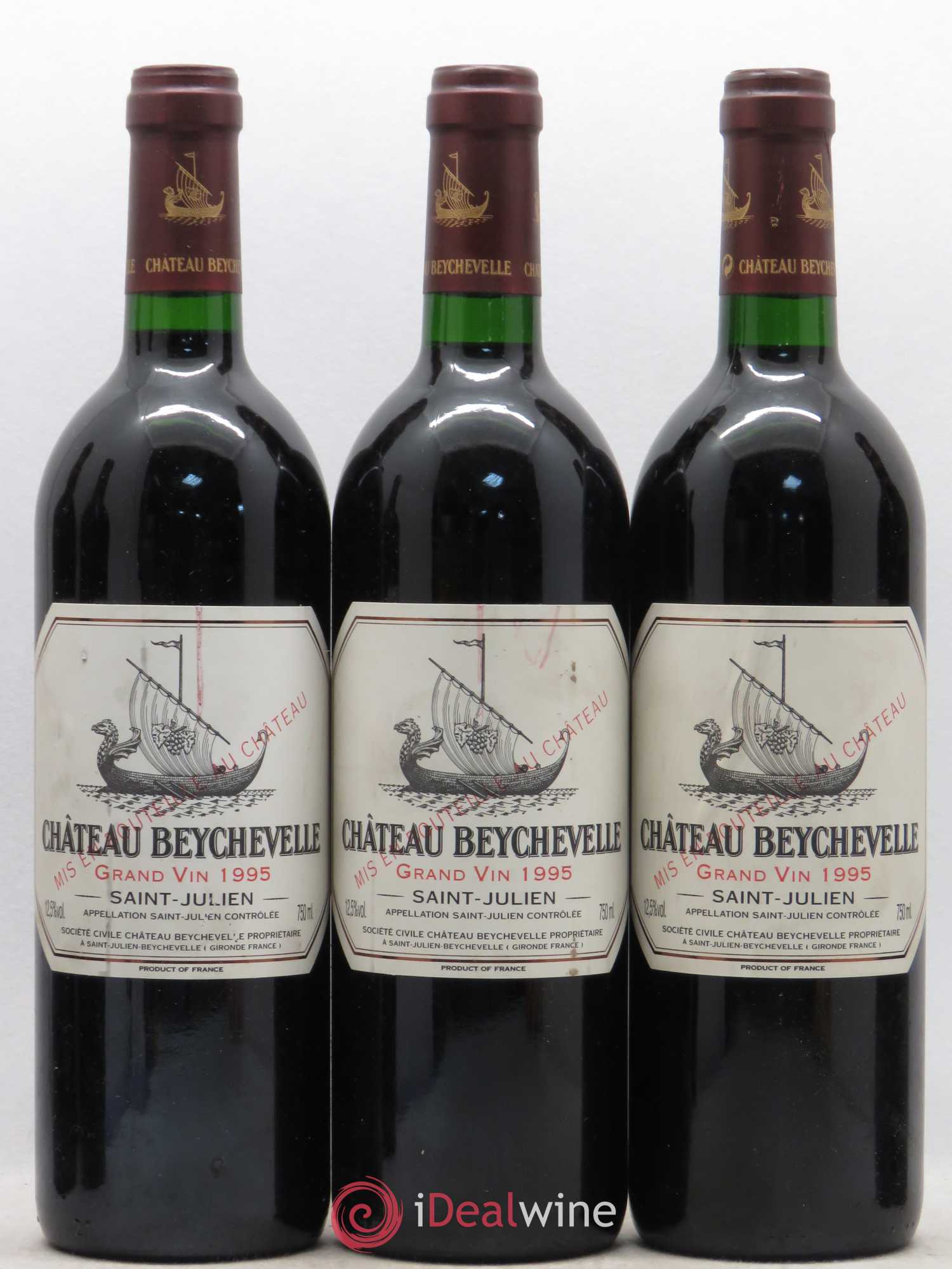 Château Beychevelle 4ème Grand Cru Classé 1995 - Lot de 6 bouteilles - 2