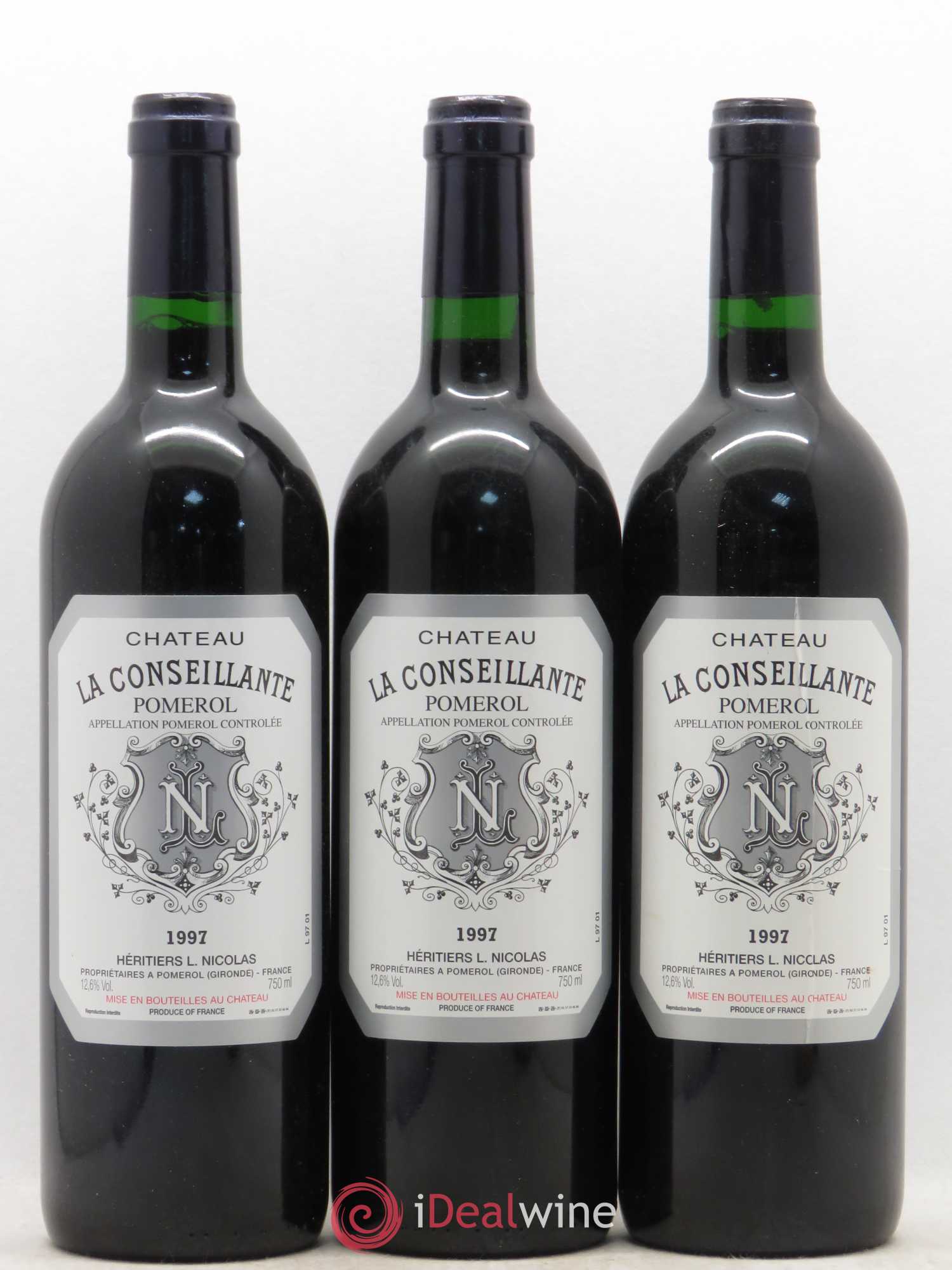 Château la Conseillante 1997 - Lot de 3 bouteilles - 0