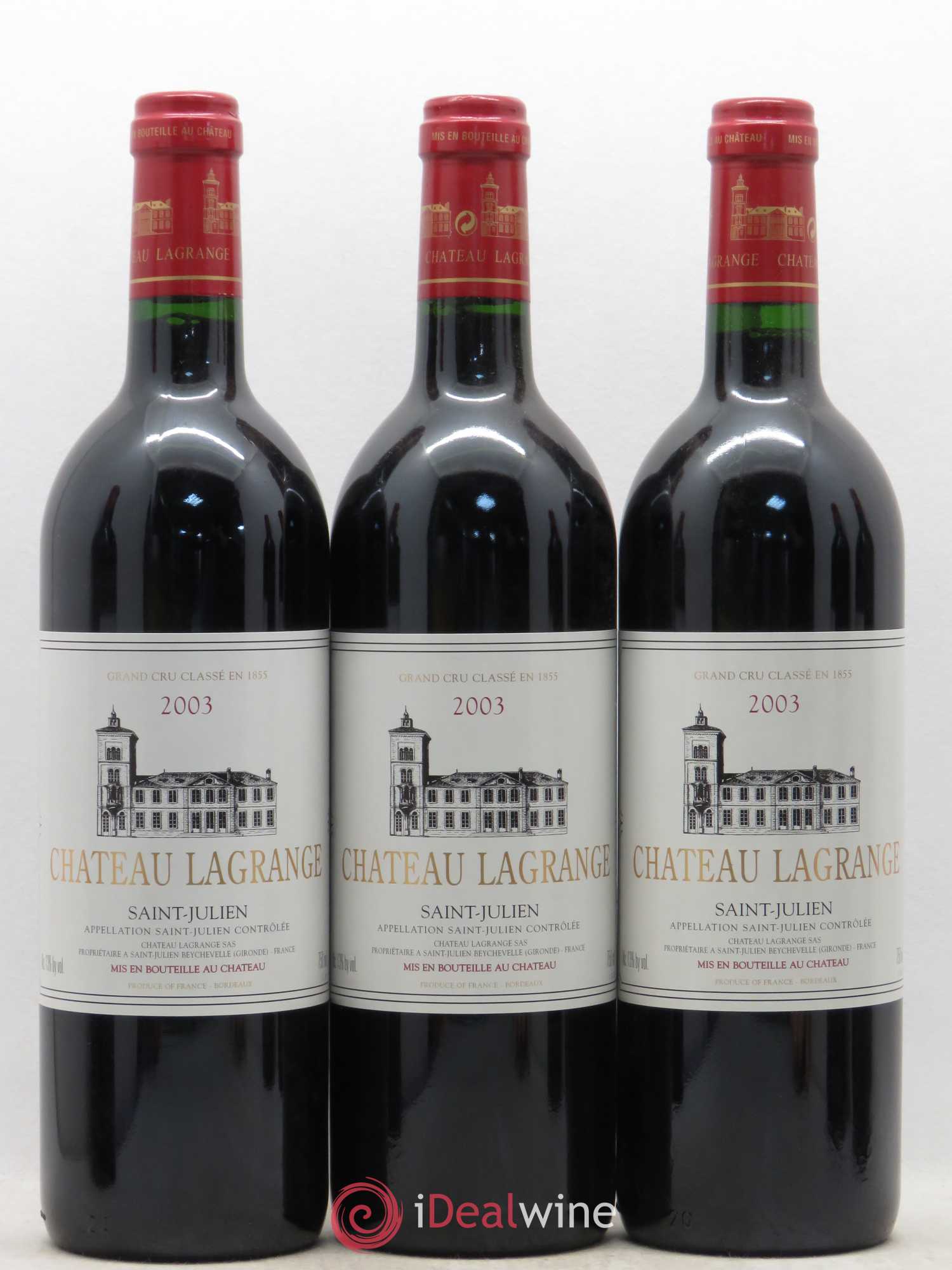 Château Lagrange 3ème Grand Cru Classé 2003 - Lot de 6 bouteilles - 1