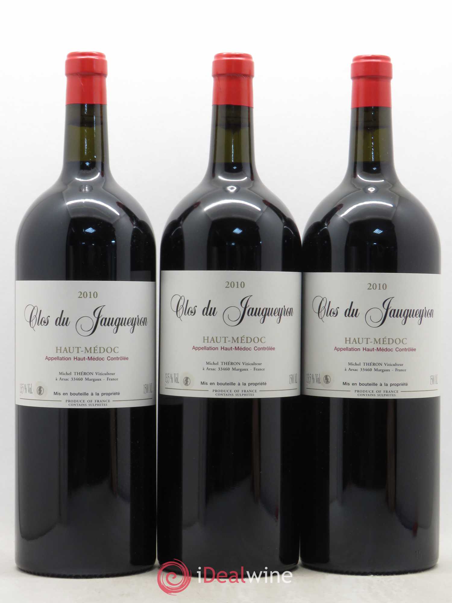 Clos du Jaugueyron 2010 - Lot de 3 magnums - 0