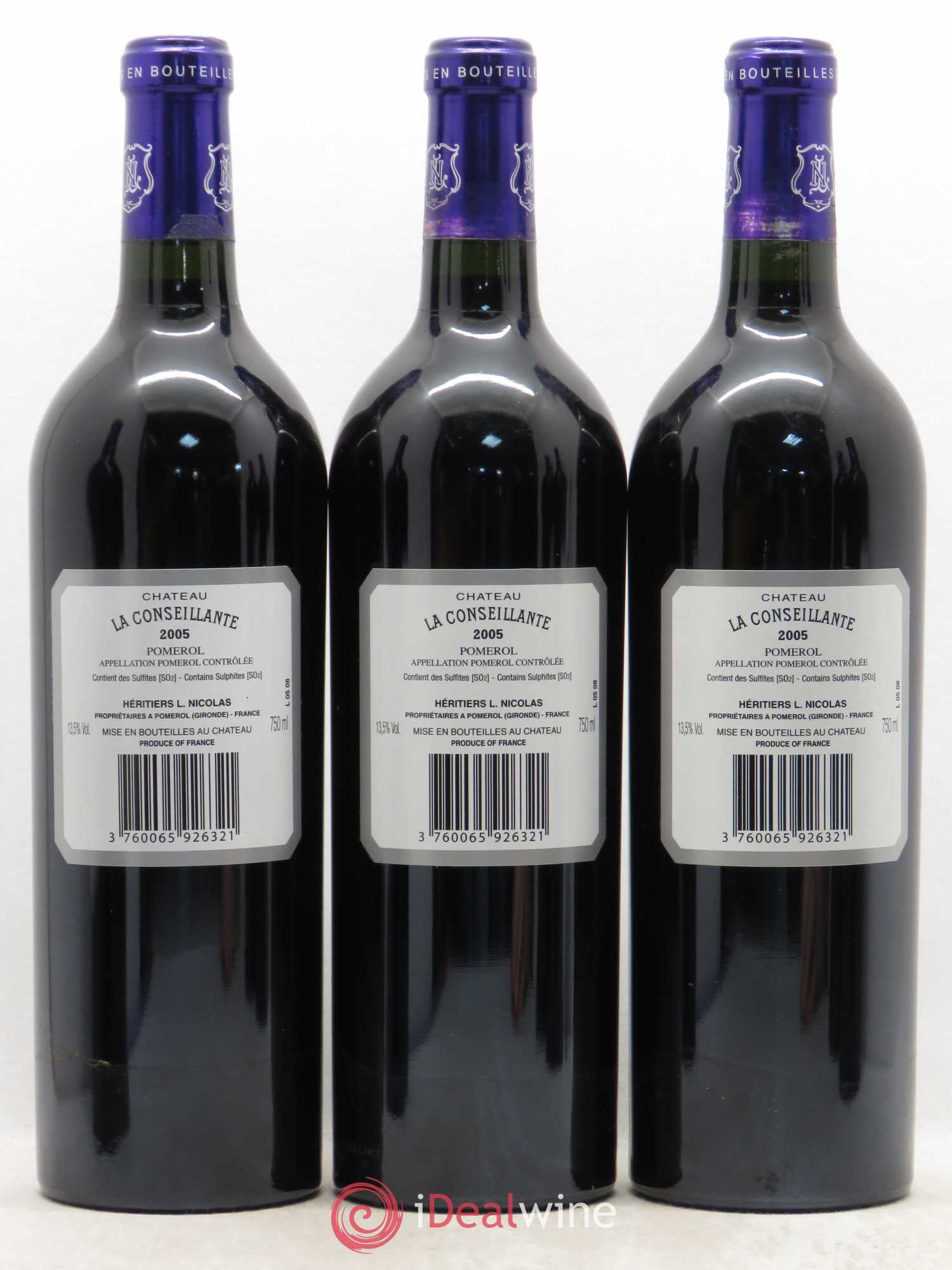 Château la Conseillante 2005 - Lot de 6 bouteilles - 2