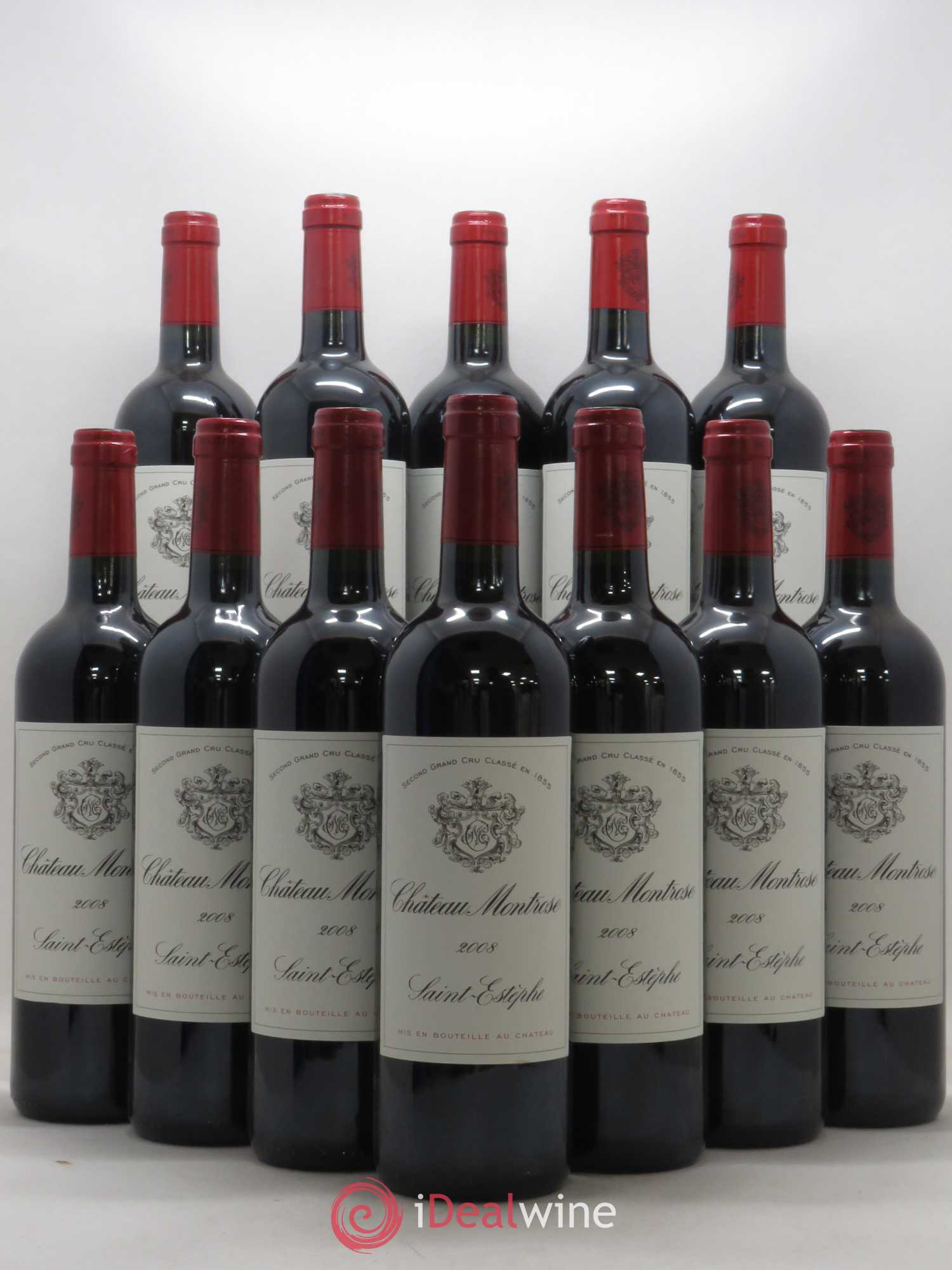 Château Montrose 2ème Grand Cru Classé 2008 - Lot de 12 bouteilles - 0
