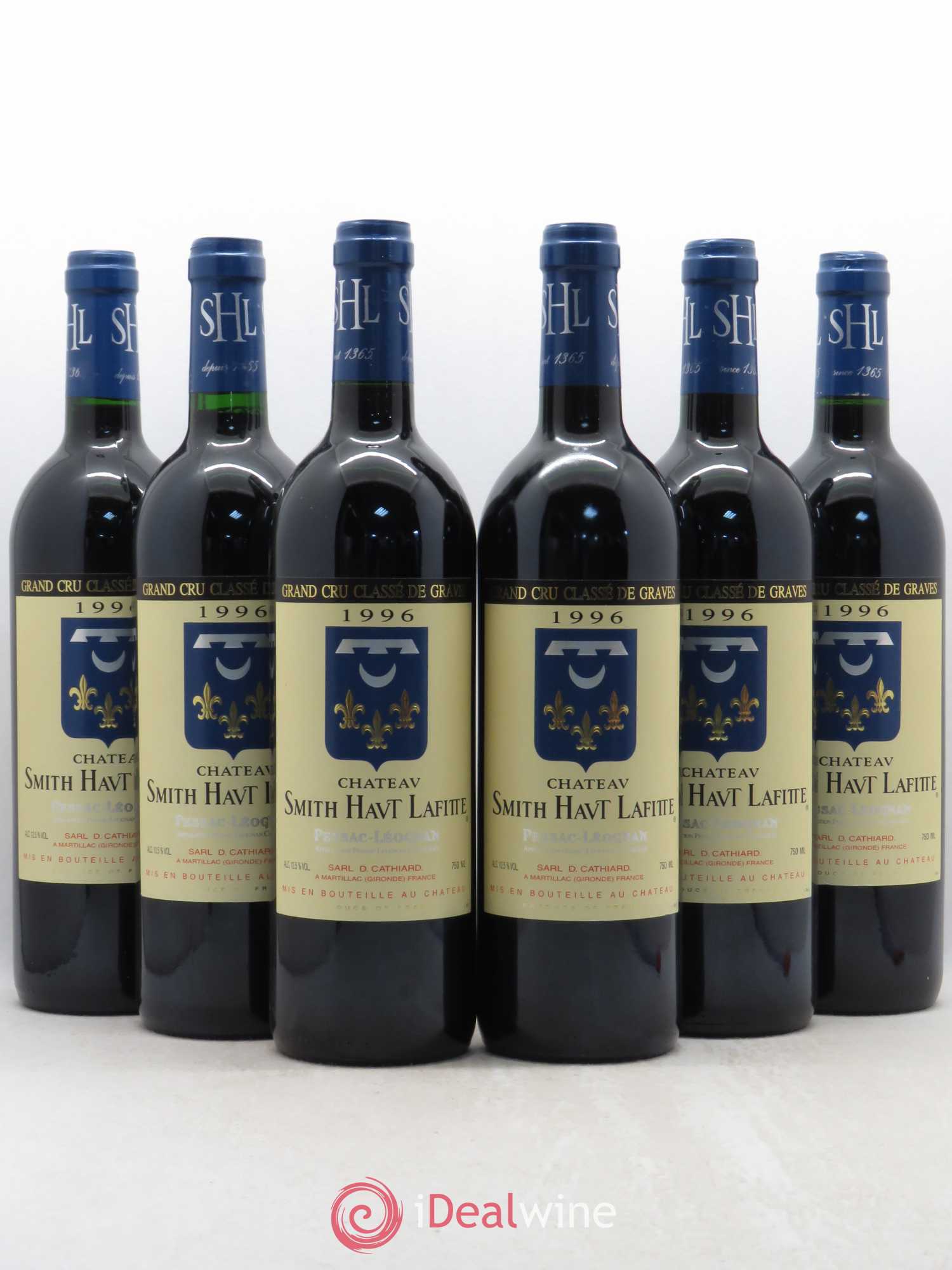 Château Smith Haut Lafitte Cru Classé de Graves 1996 - Lot de 6 bouteilles - 0