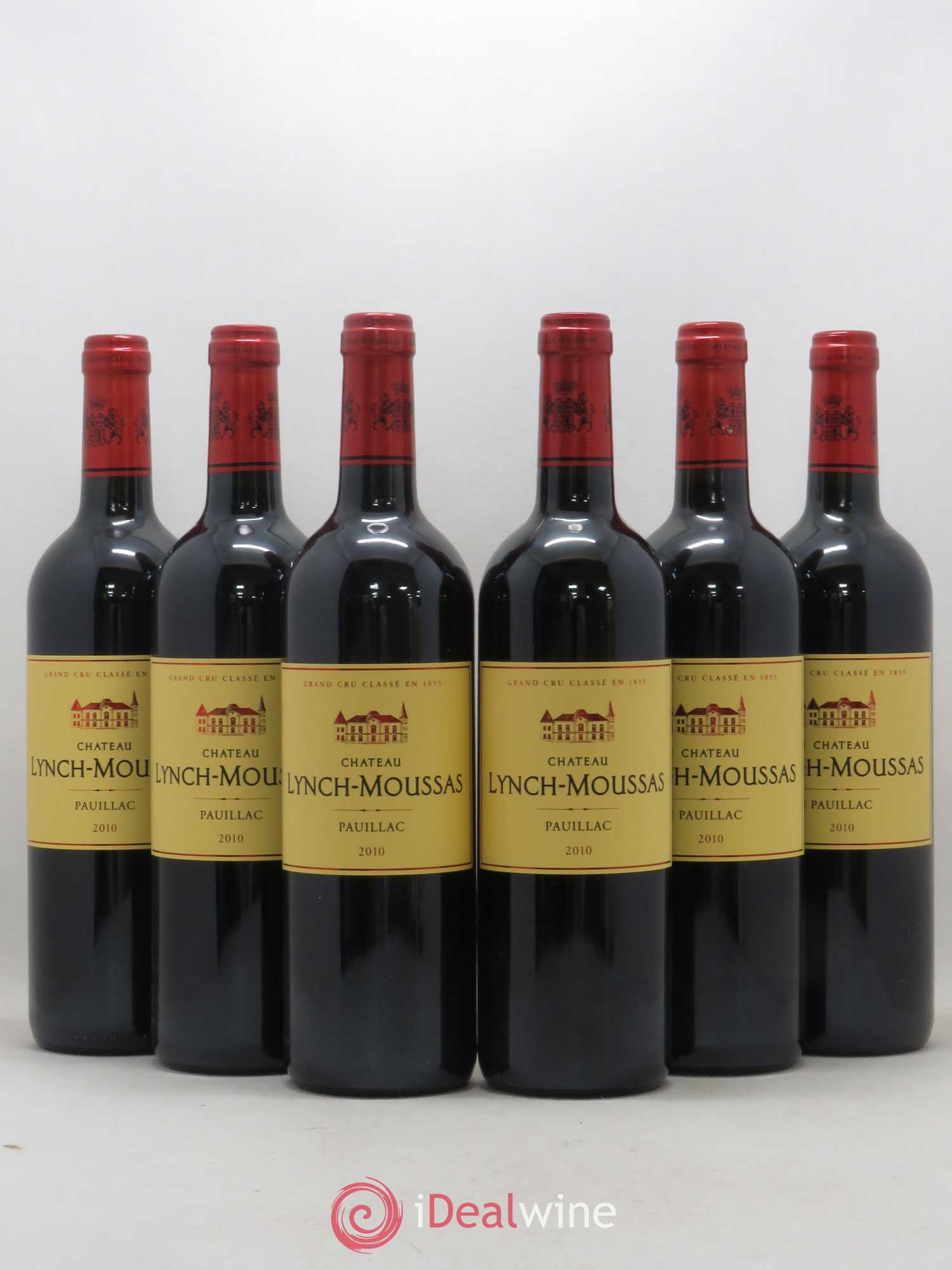 Château Lynch Moussas 5ème Grand Cru Classé 2010 - Lot de 6 bouteilles - 0