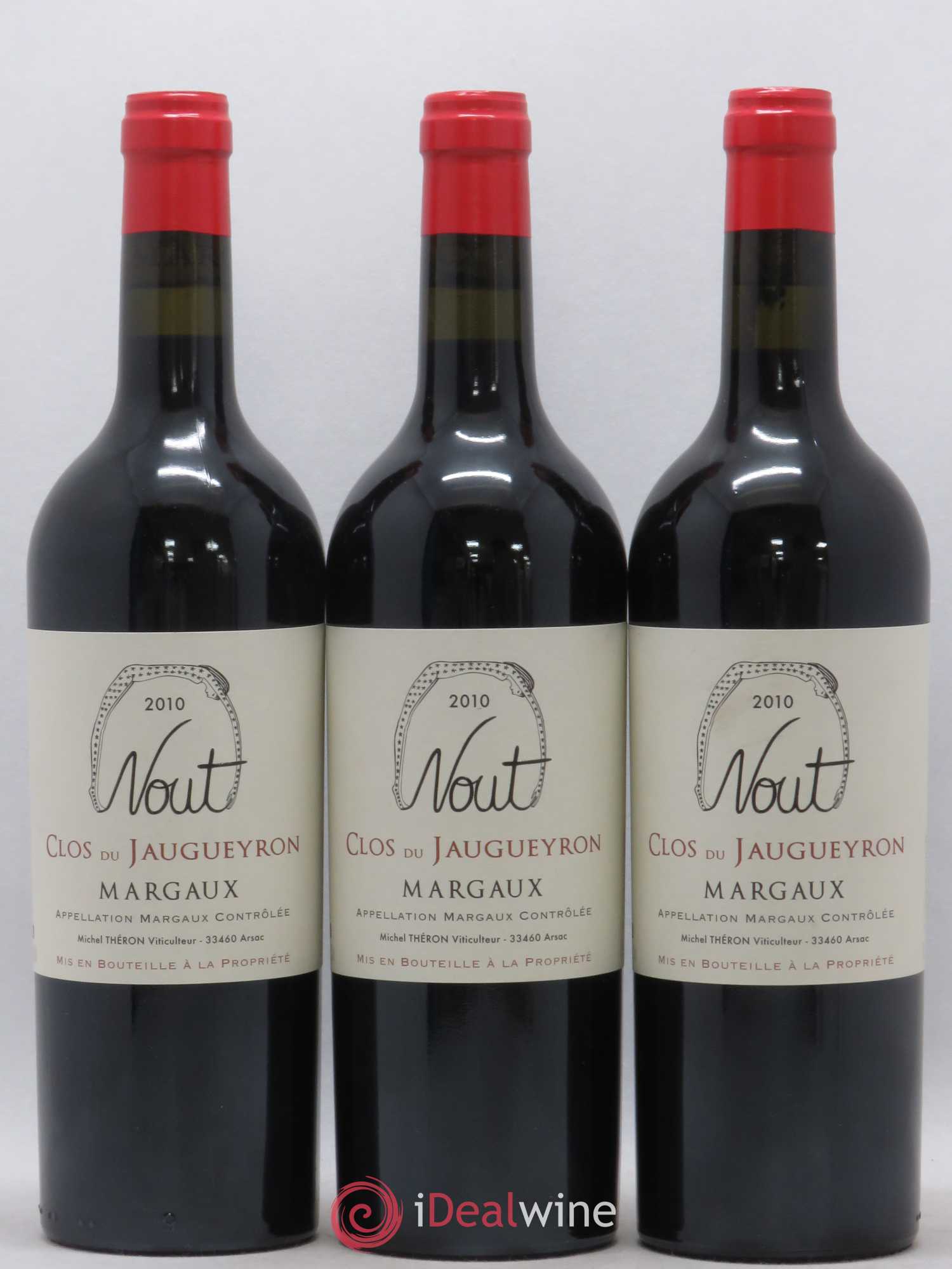 Bordeaux Margaux Clos du Jaugueyron Nout 2010 - Posten von 3 Flaschen - 0