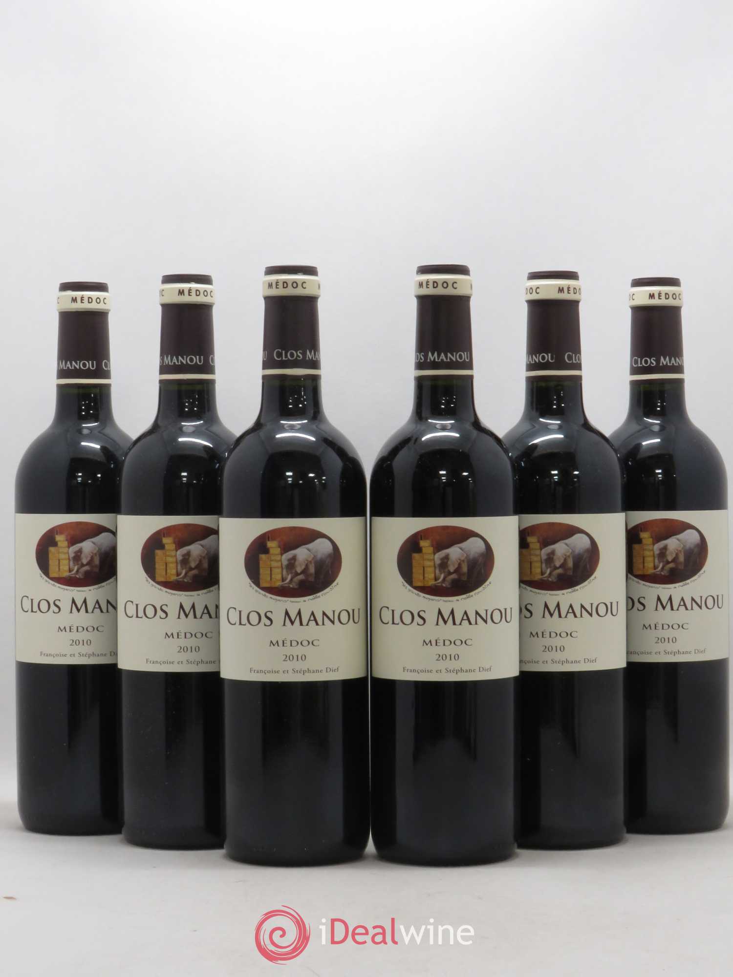 Clos Manou 2010 - Posten von 6 Flaschen - 0