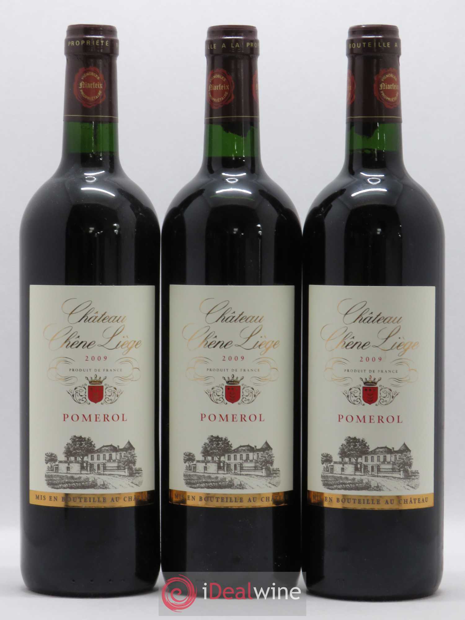 Pomerol Chateau Chêne Liège 2009 - Lot de 6 bouteilles - 1