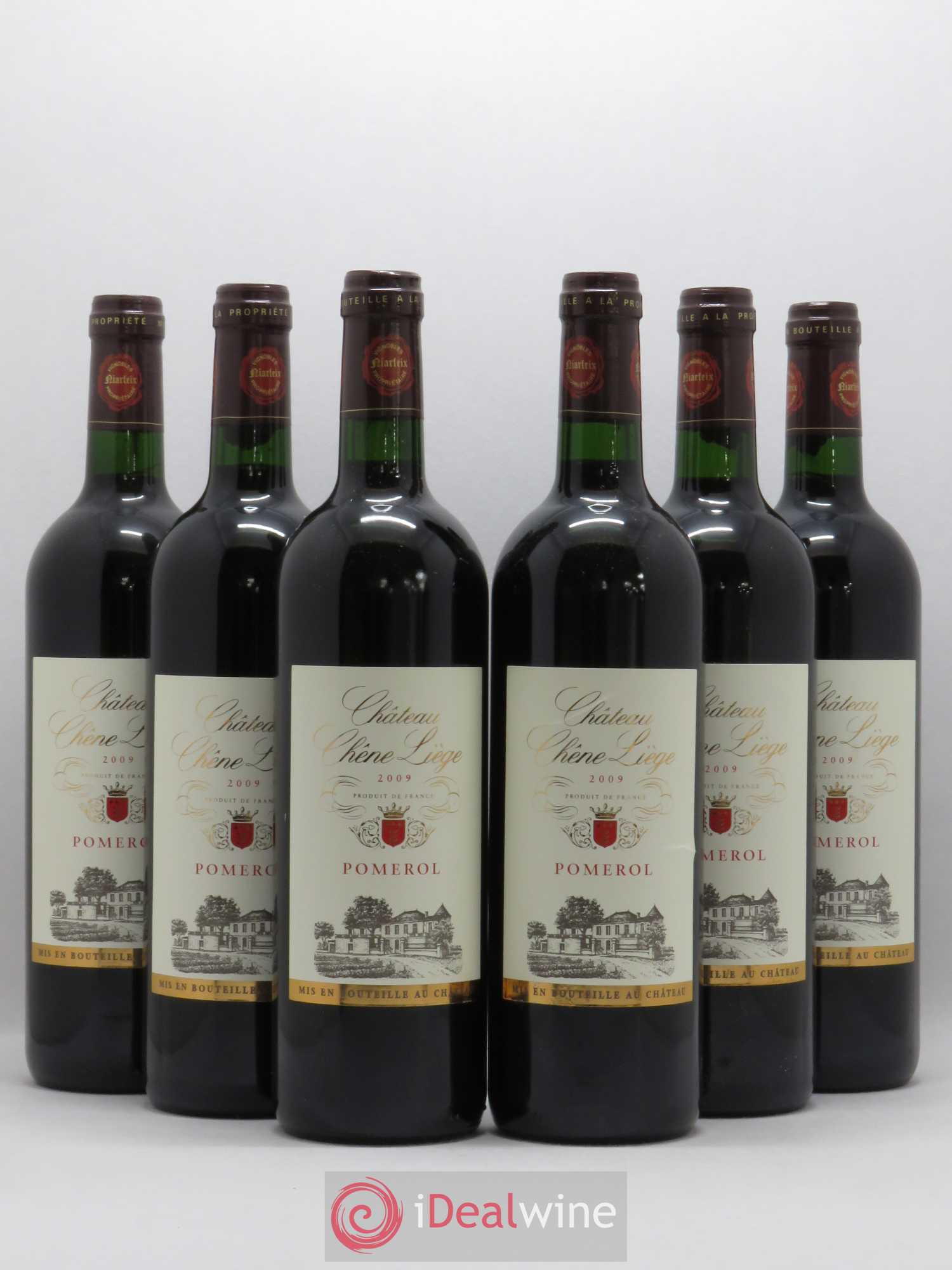 Pomerol Chateau Chêne Liège 2009 - Lot de 6 bouteilles - 0